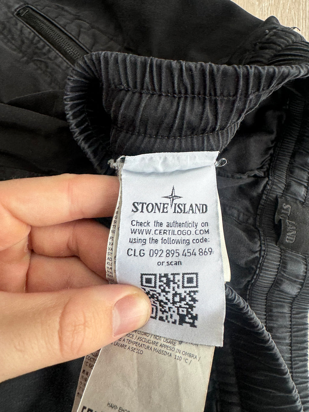 Stone Island Black Ghost Cargo Trousers (Navy)