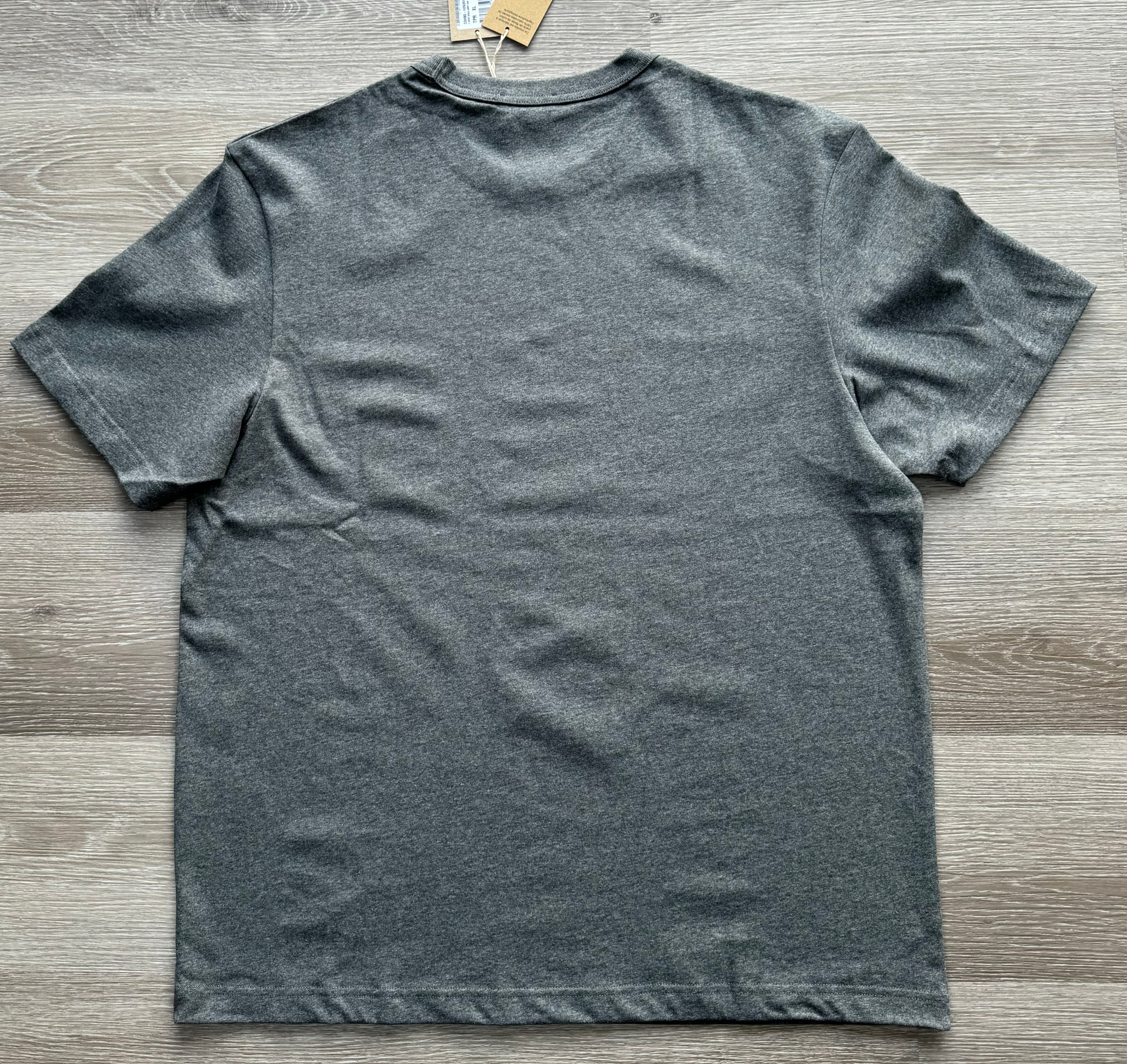 A.P.C. Grey Boxy-Fit Logo T-Shirt - XL