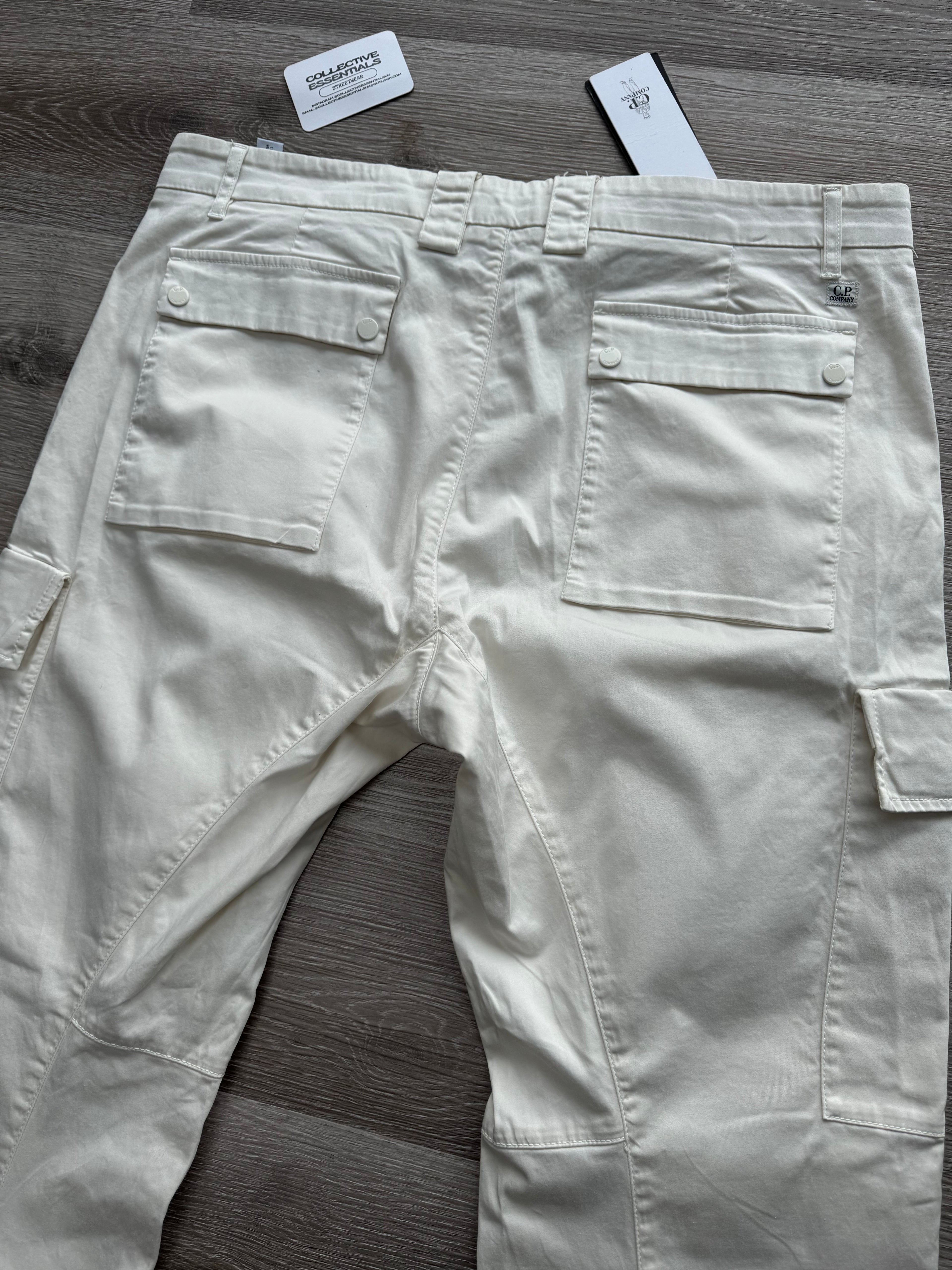 C.P. Company Metropolis Cargo Trousers - Cream