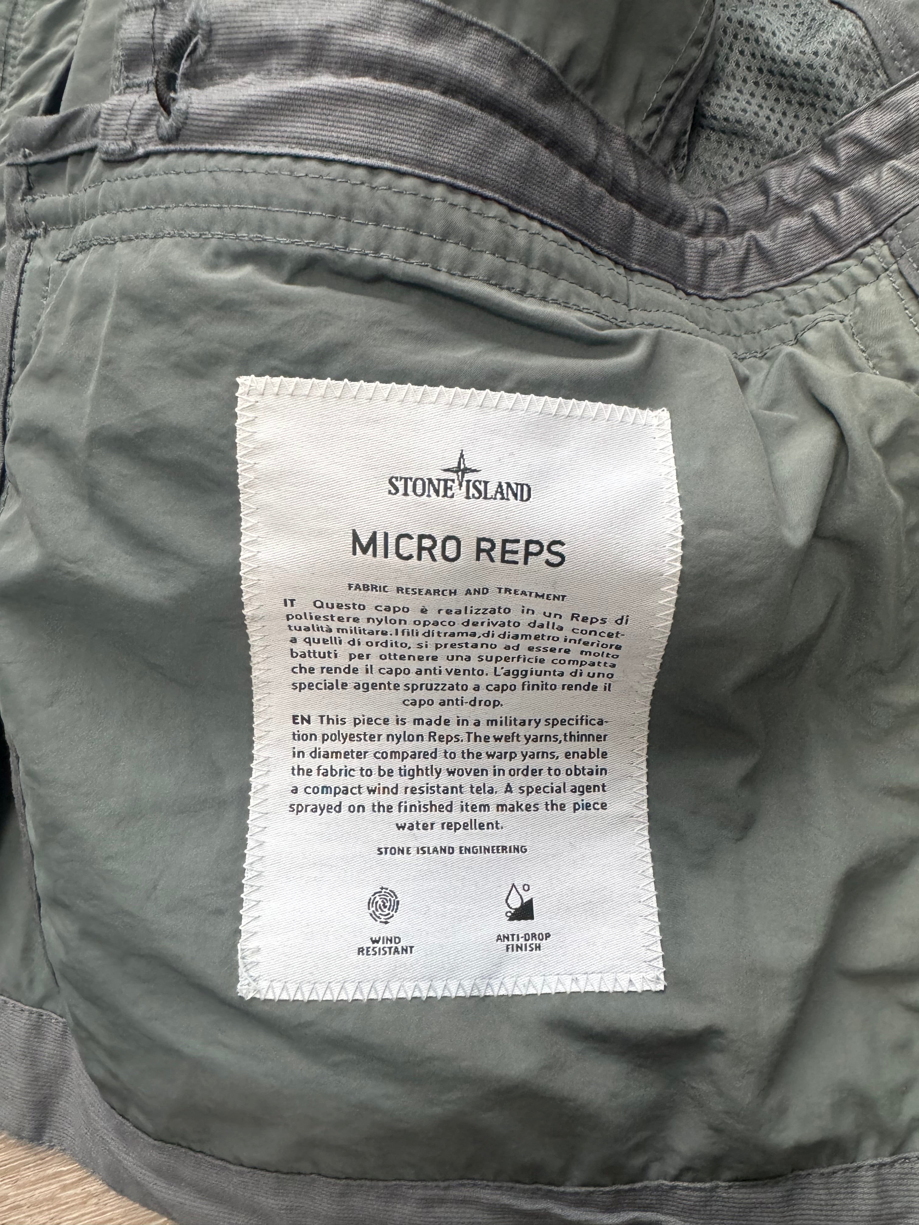 Stone Island Micro Reps Jacket - Army Green