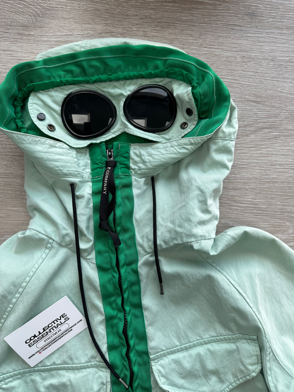 C.P. Company ‘Raso C.P’ Mint Goggle Jacket - Medium