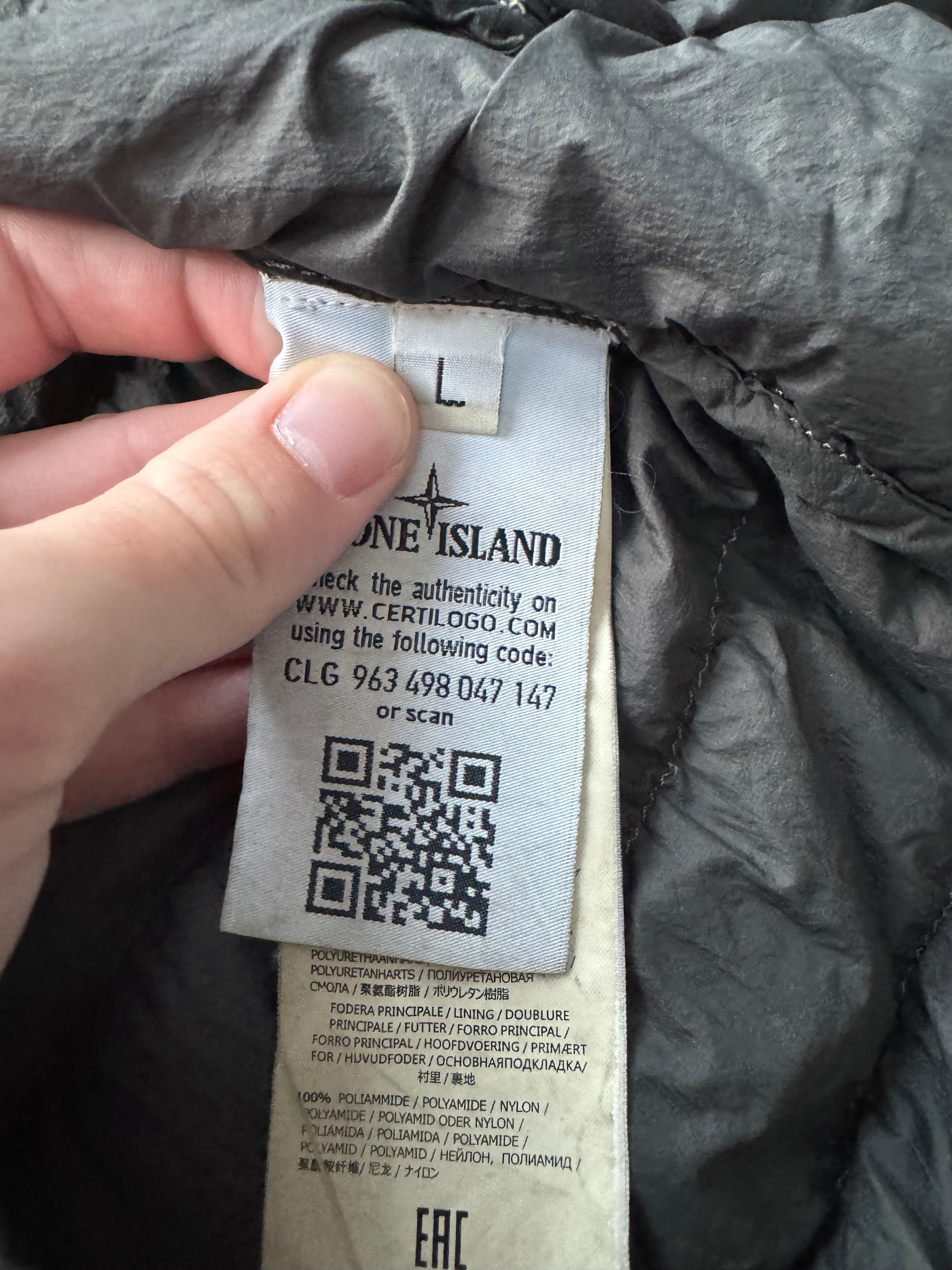 Stone Island Yarn Down Puffer Jacket - Khaki