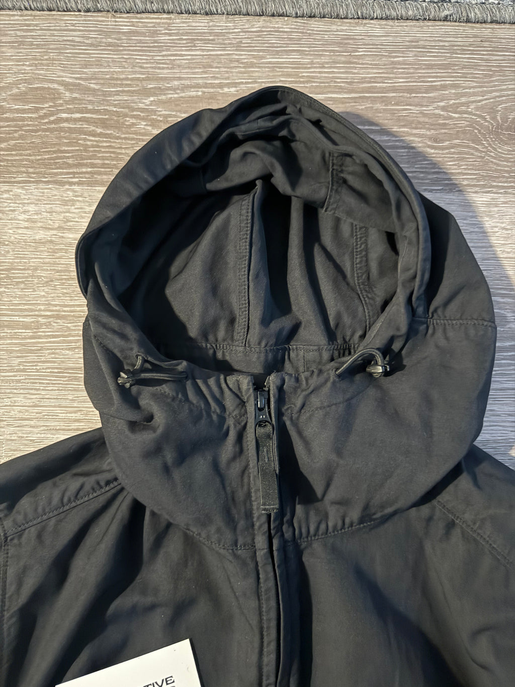 Stone Island Nylon Cotton Batavia Jacket (Black)