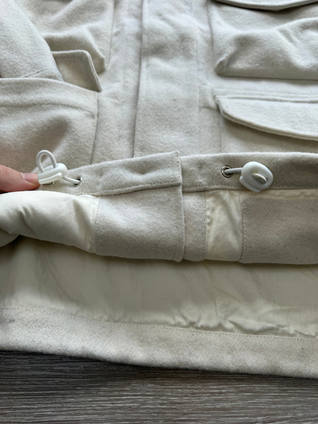 Universal Works Parachute Field Ecru Jacket - Large