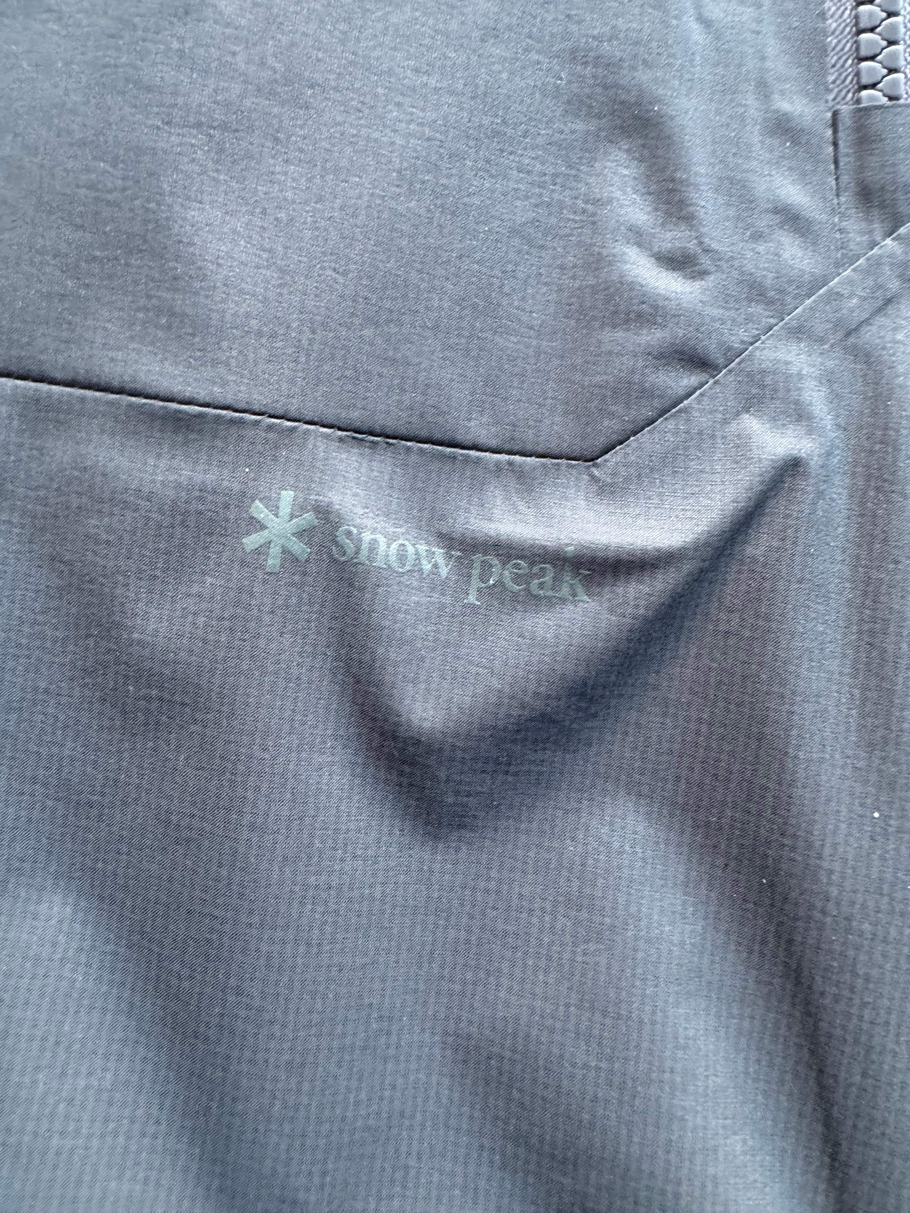 Snow Peak Charcoal 2.5L Rain Jacket - Large