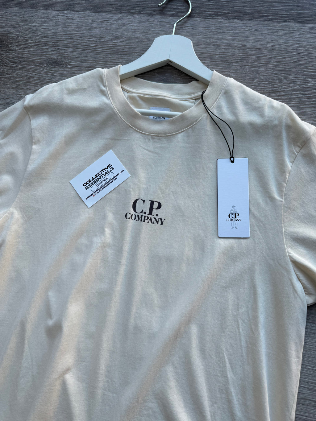 C.P Company Pistachio Shell Logo T-Shirt - Large