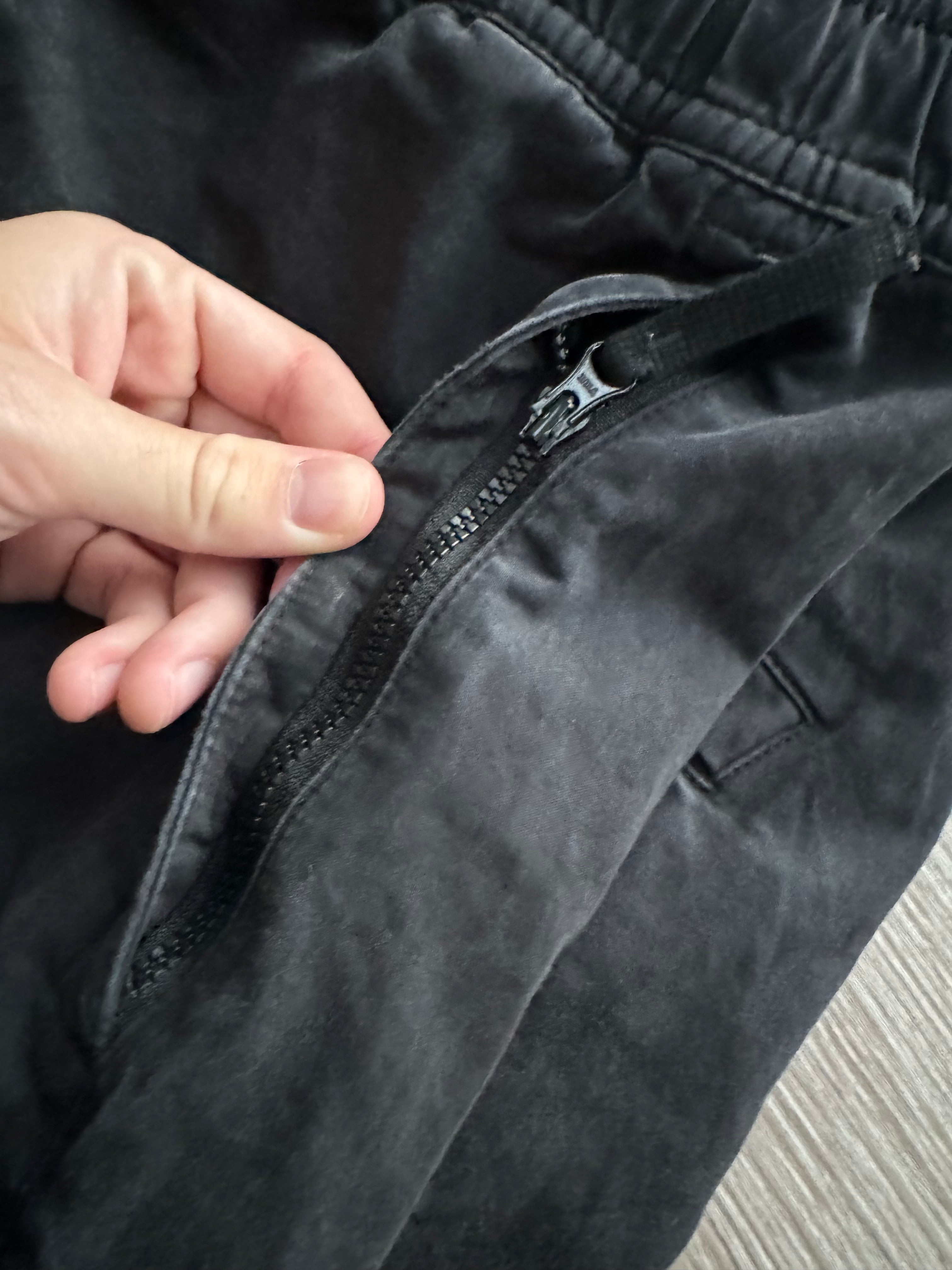 Stone Island Tapered Cargo Trousers - Black