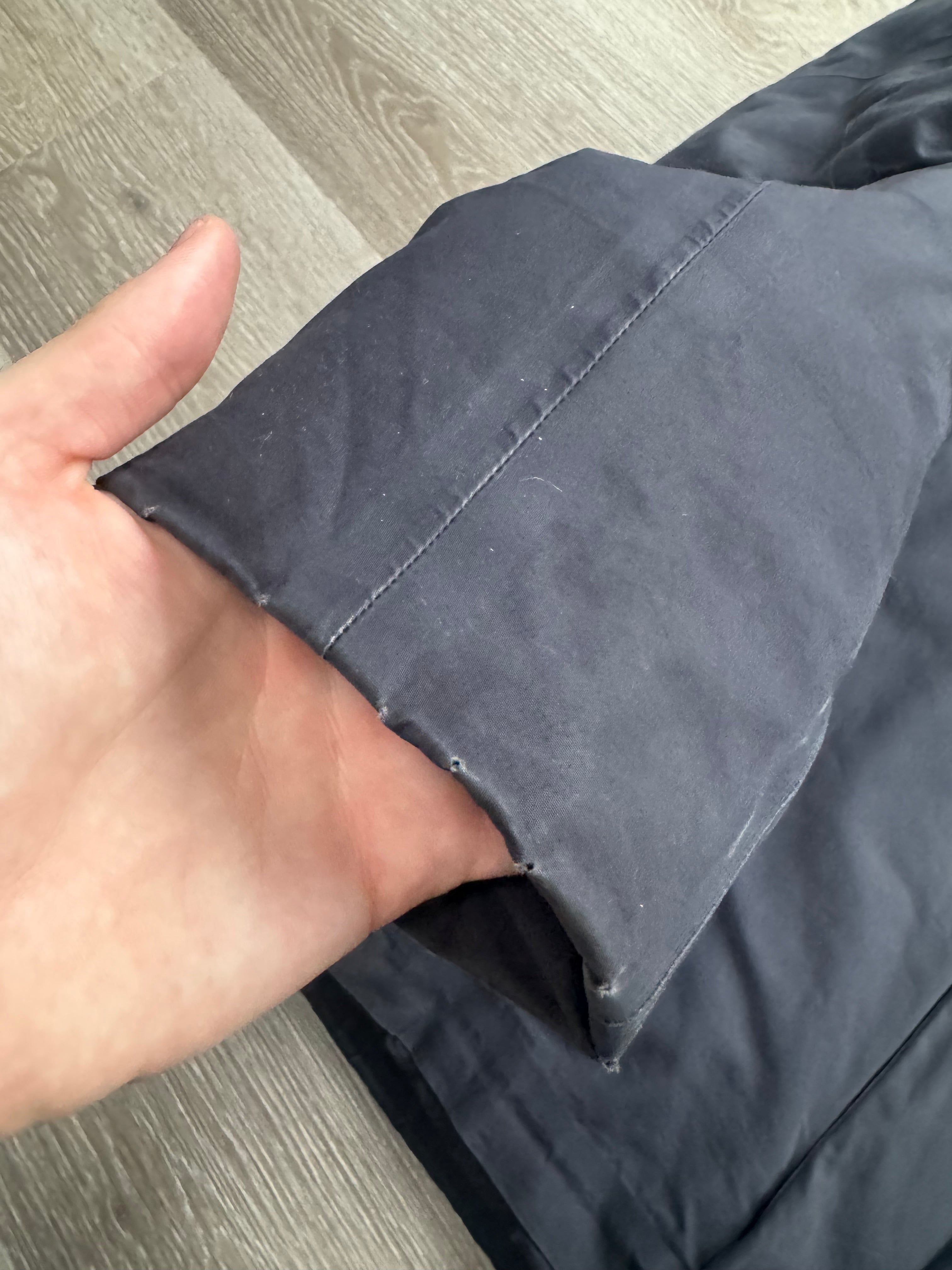 Stone Island Water Repellent Suprima Cotton with Primaloft Insulation - Large (Navy)