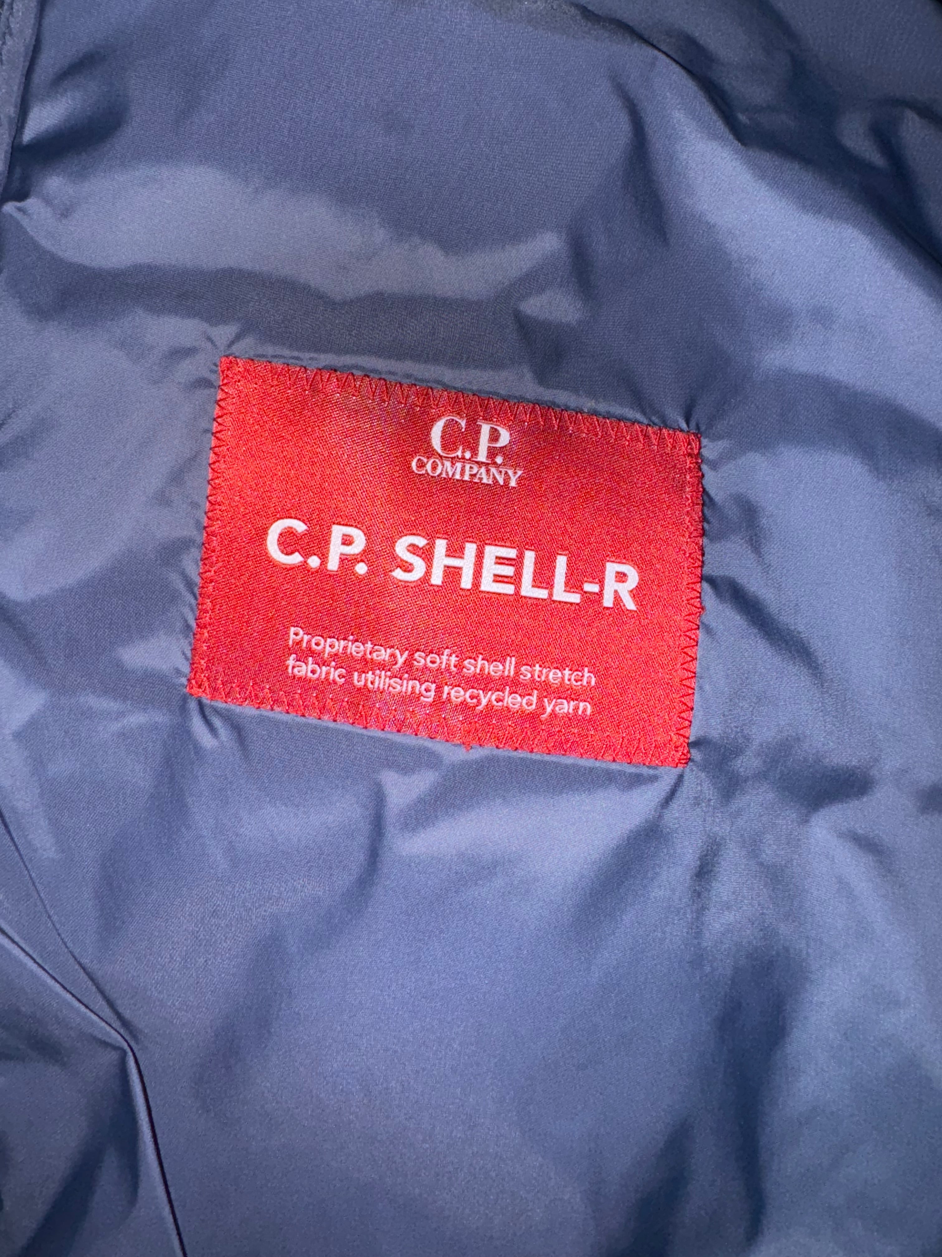 C.P. Company Navy Shell-R Down Gillet - Small