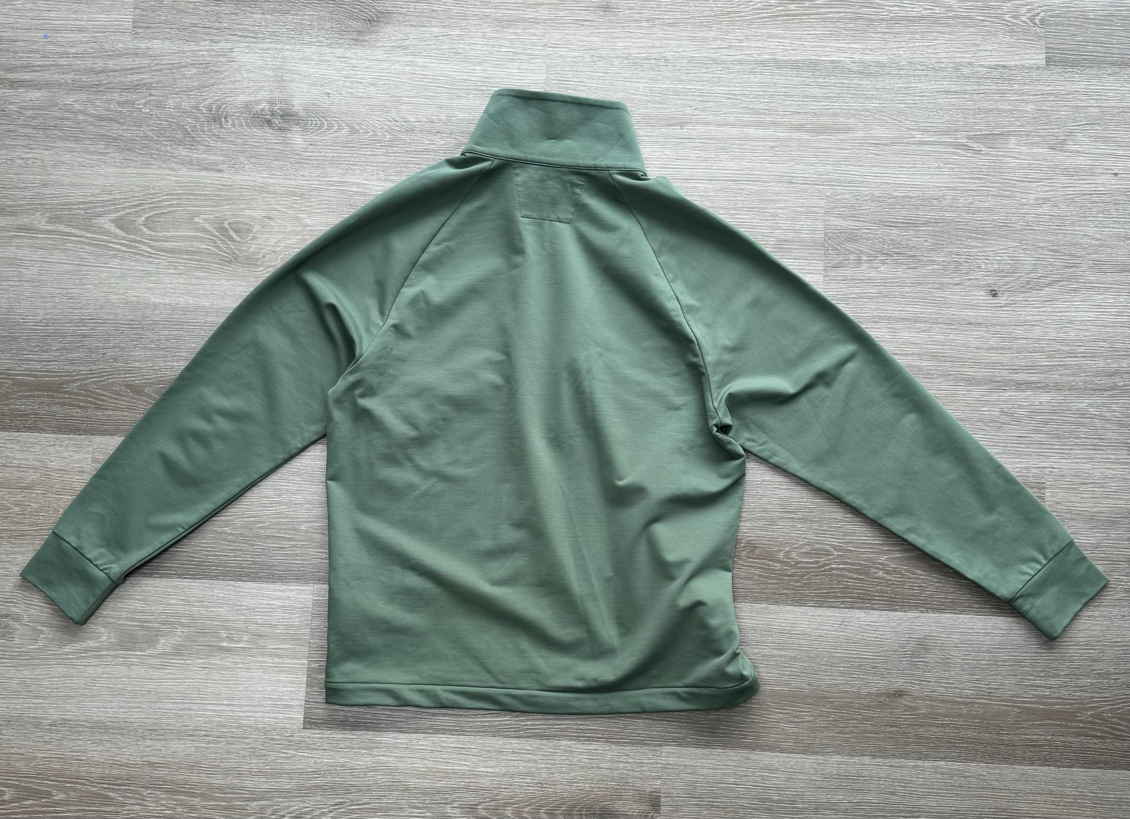 C.P. Company Green Metropolis Series Half Zip Sweatshirt - Large