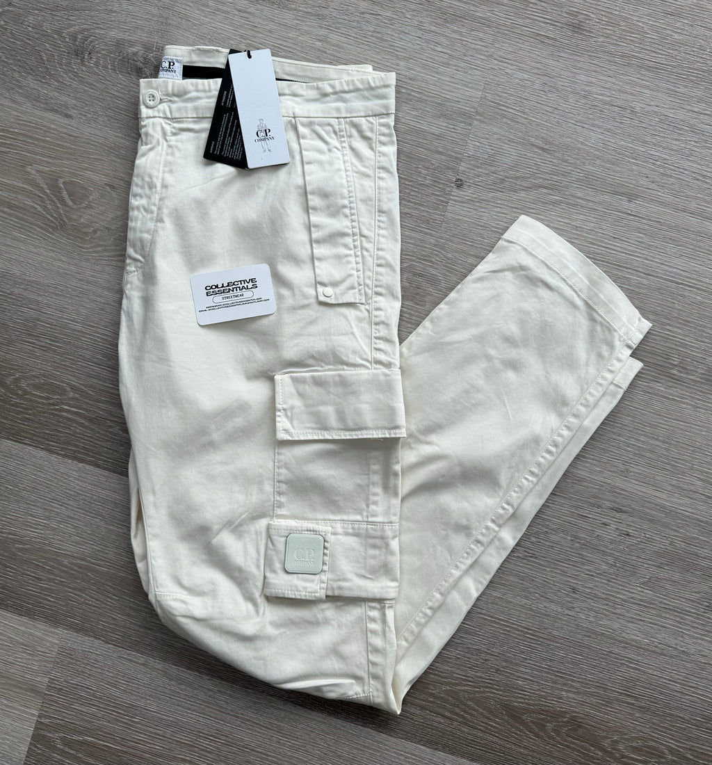 C.P. Company Metropolis Cargo Trousers - Cream