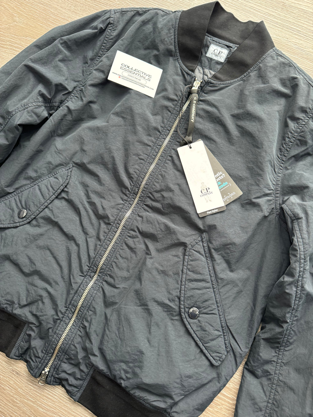 C.P. Company Flatt Nylon Padded Bomber Jacket - Medium