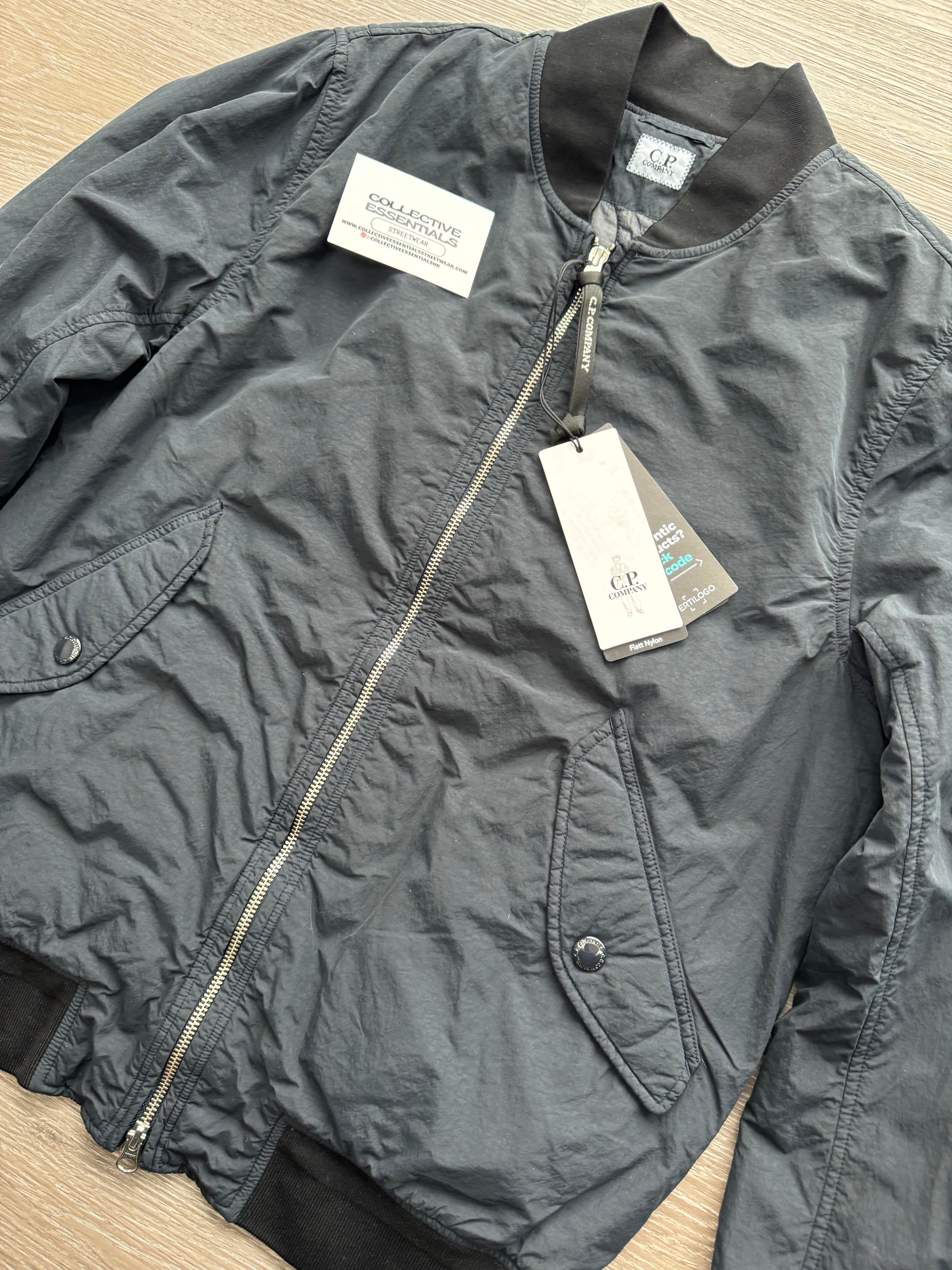 C.P. Company Flatt Nylon Padded Bomber Jacket - Medium
