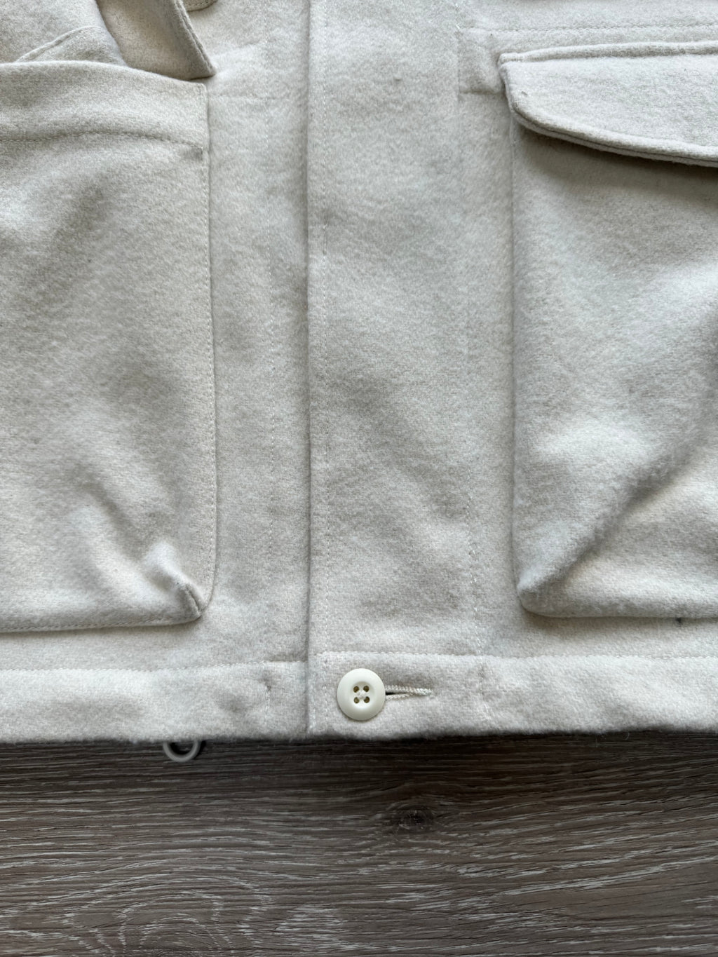 Universal Works Parachute Field Ecru Jacket - Large