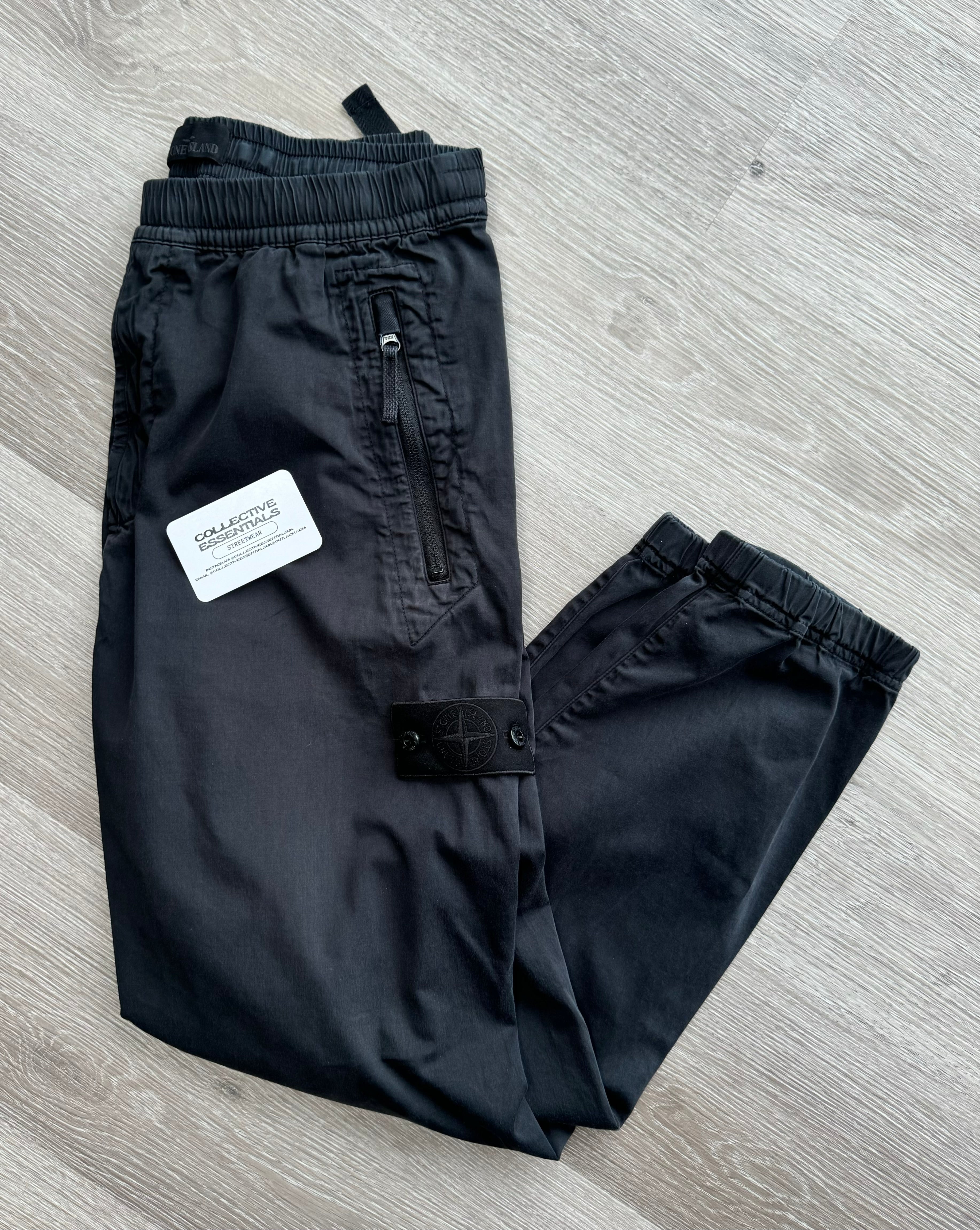 Stone Island Black Ghost Cargo Trousers (Navy)