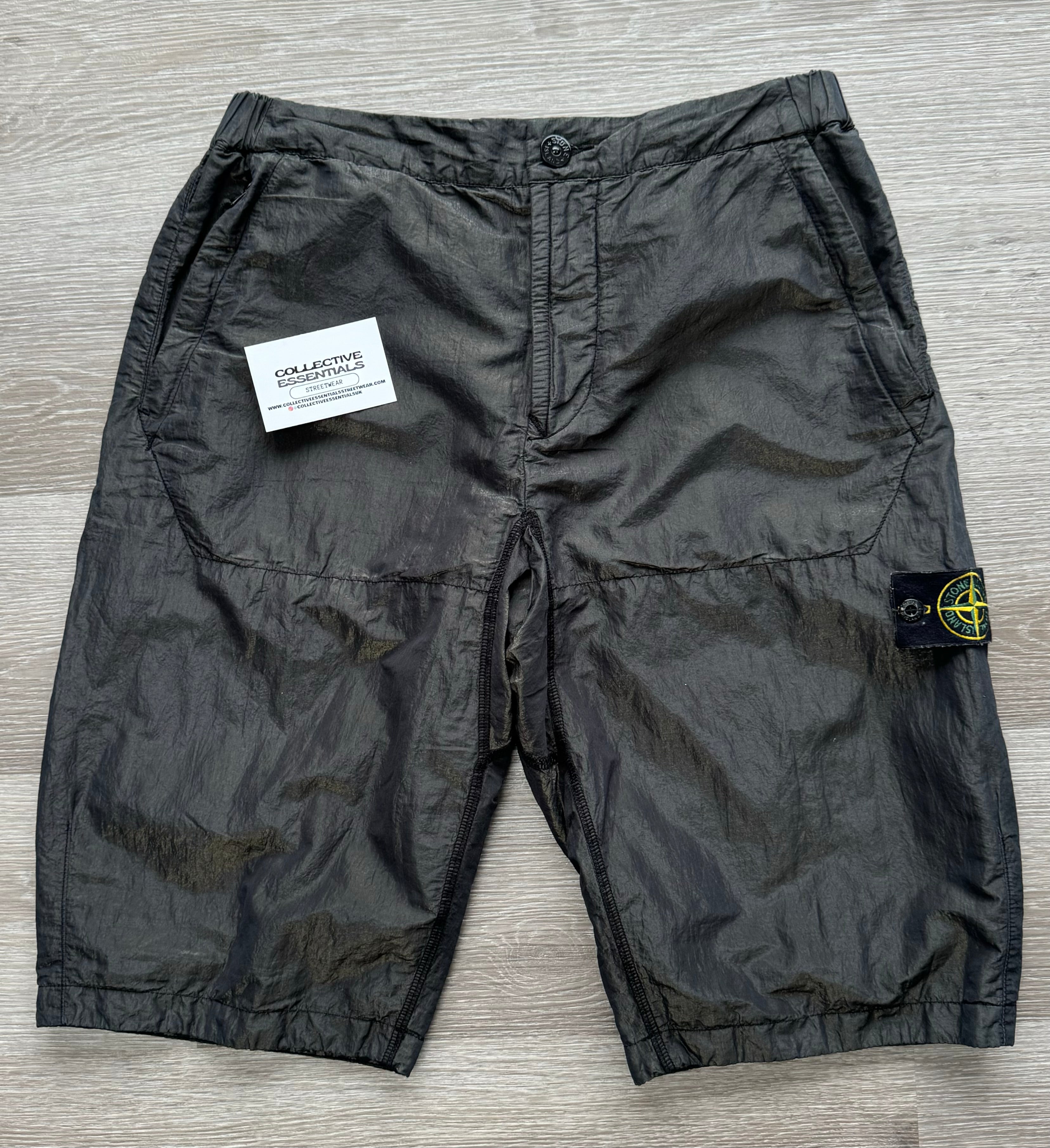 Stone Island Nylon Metal Shorts - Medium