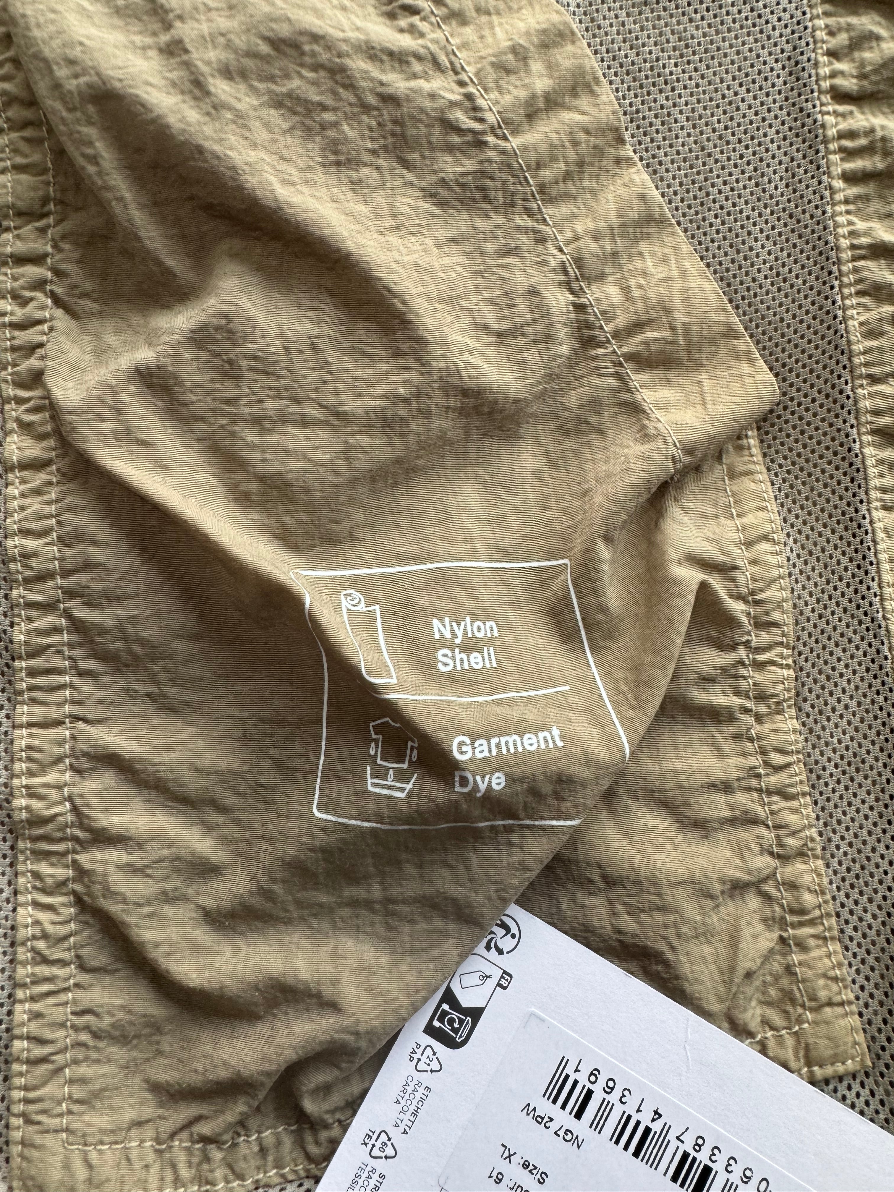 Paul Smith Tan Full Zip Nylon Overshirt Jacket - XL