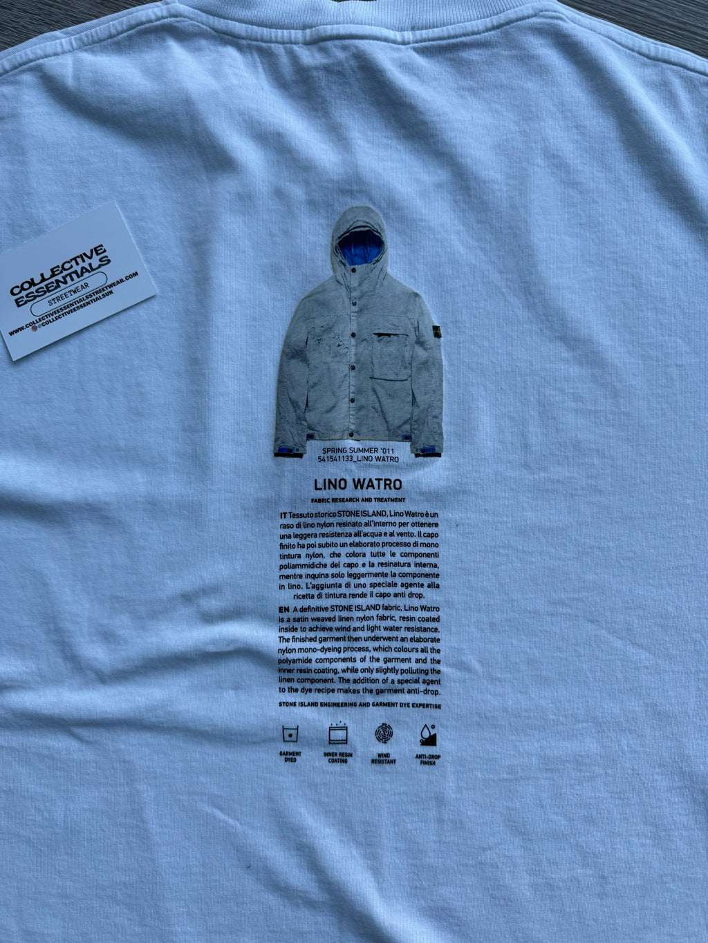 Stone Island Archivio Lino Watro Spring Summer 011 T-Shirt - XL