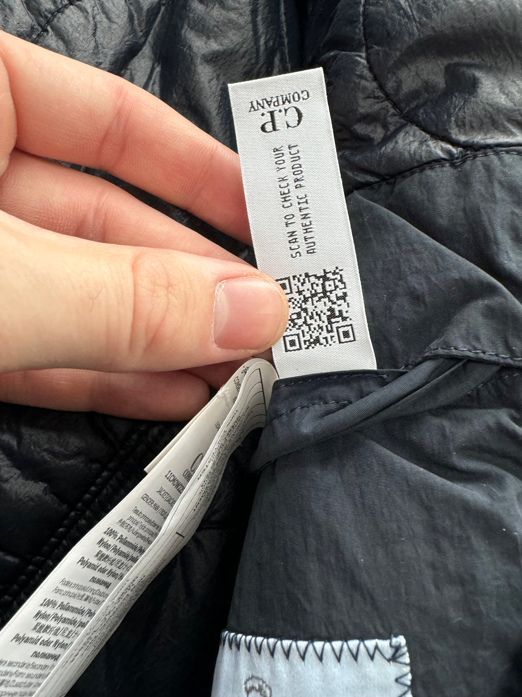 C.P. Company Flatt Nylon Padded Bomber Jacket - Medium