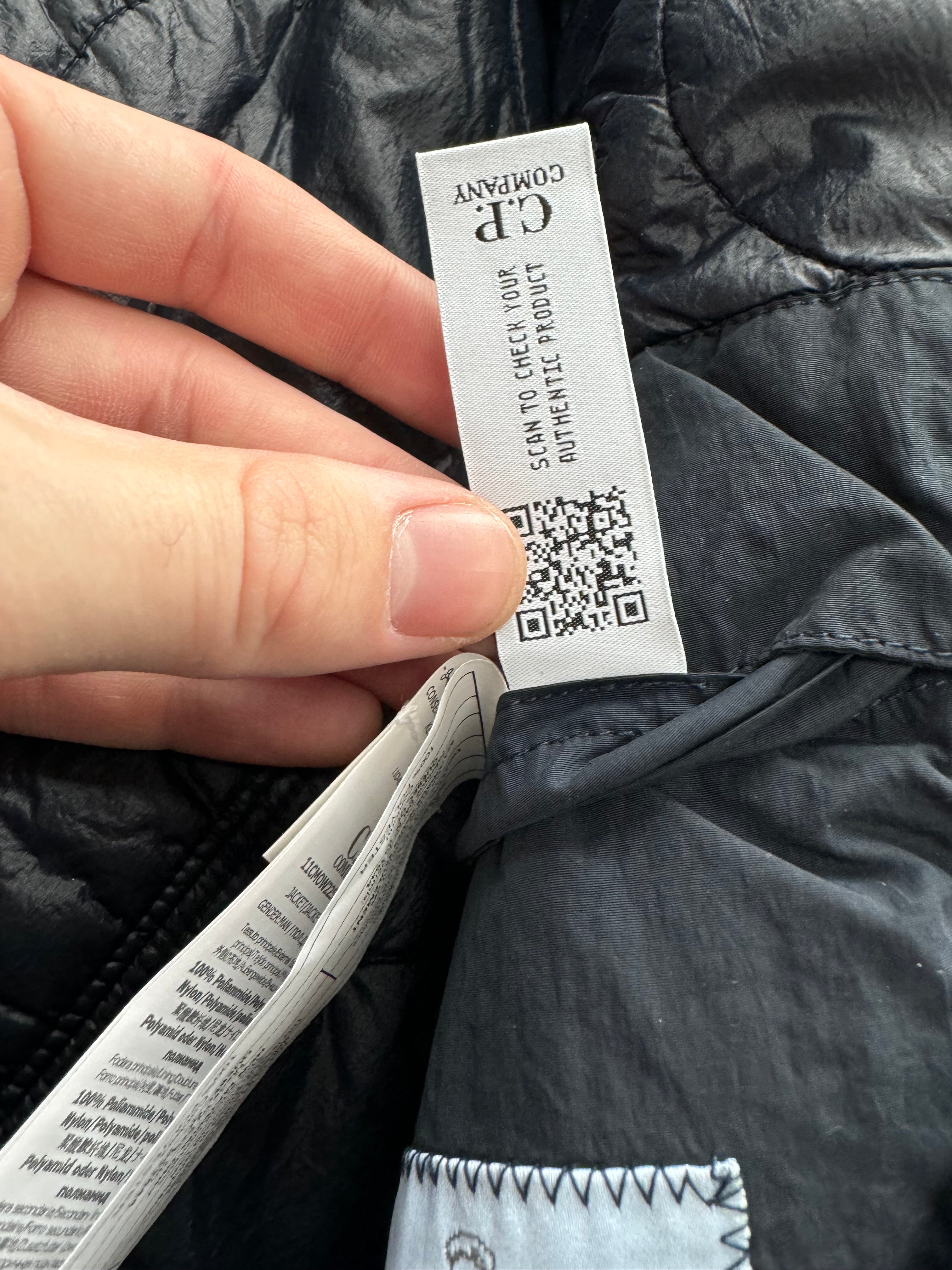 C.P. Company Flatt Nylon Padded Bomber Jacket - Medium