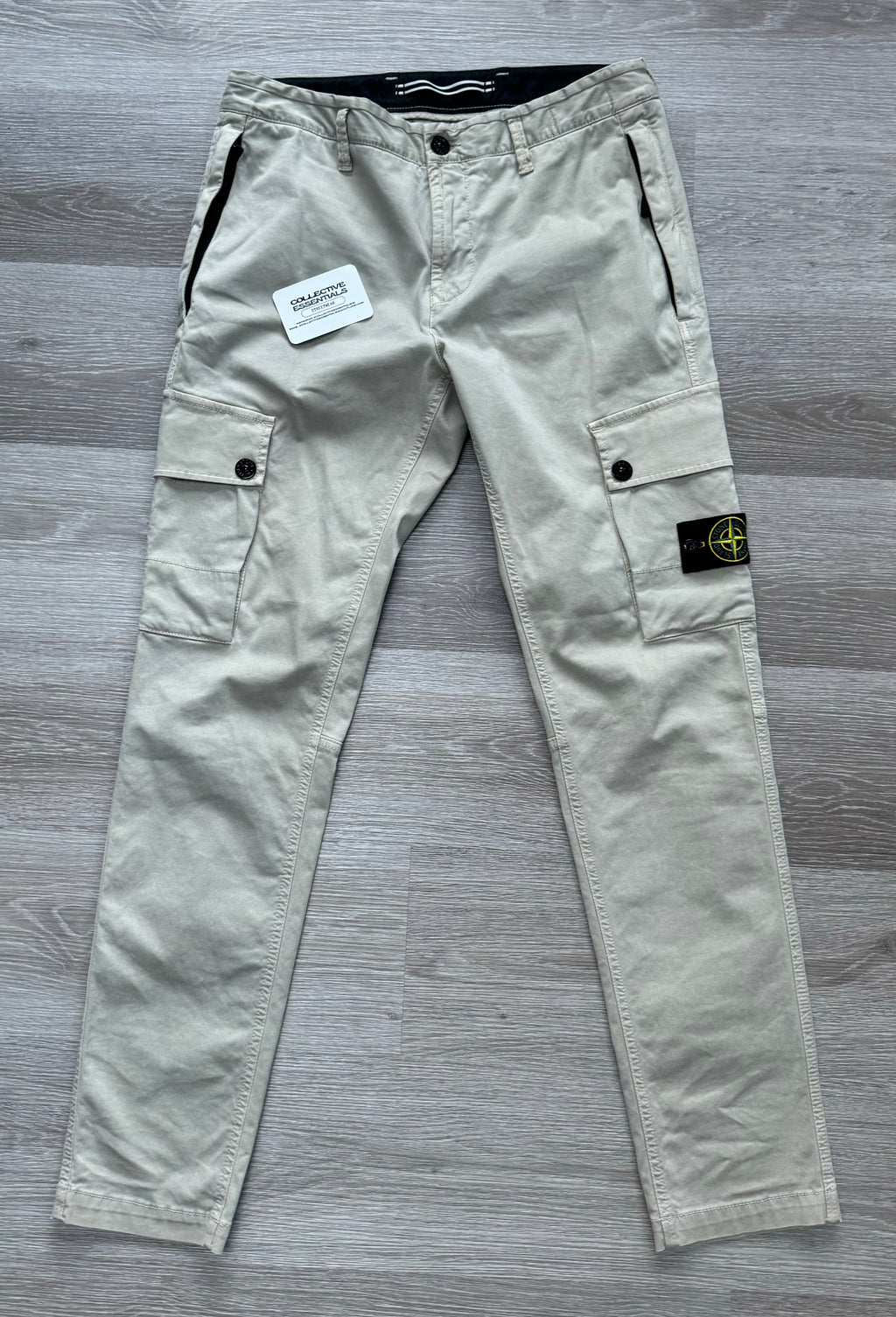 Stone Island Cargo Trousers - Cream
