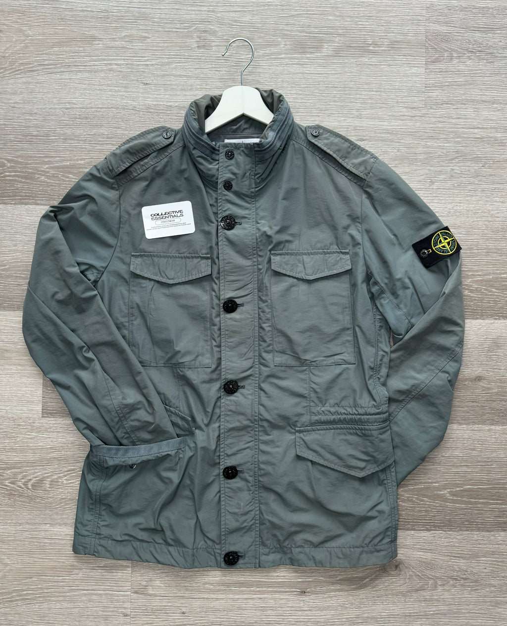 Stone Island Micro Reps Jacket - Army Green