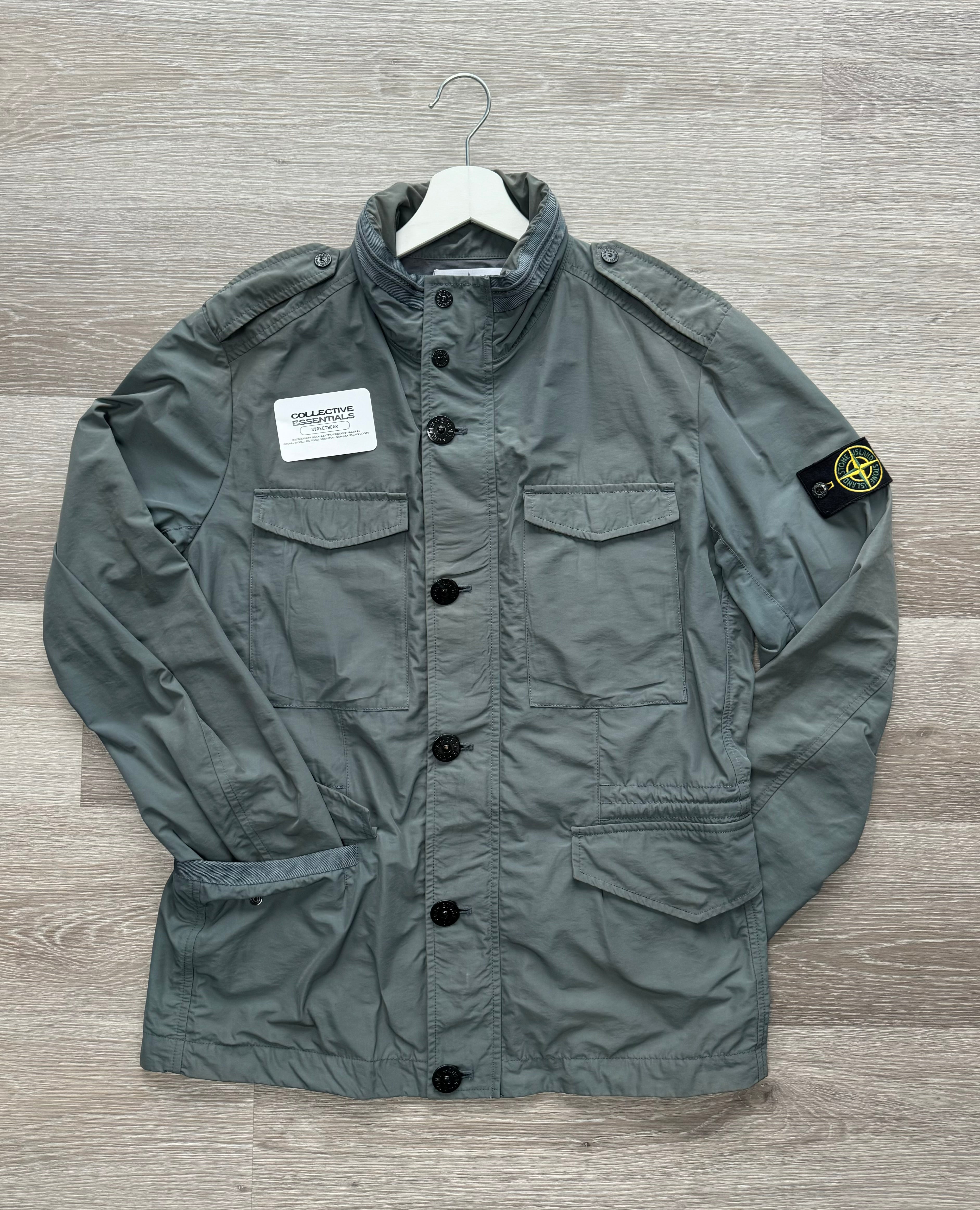 Stone Island Micro Reps Jacket - Army Green