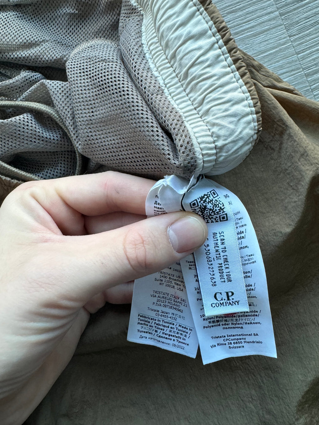 C.P. Company Eco-Chrome Swimming Shorts - Small