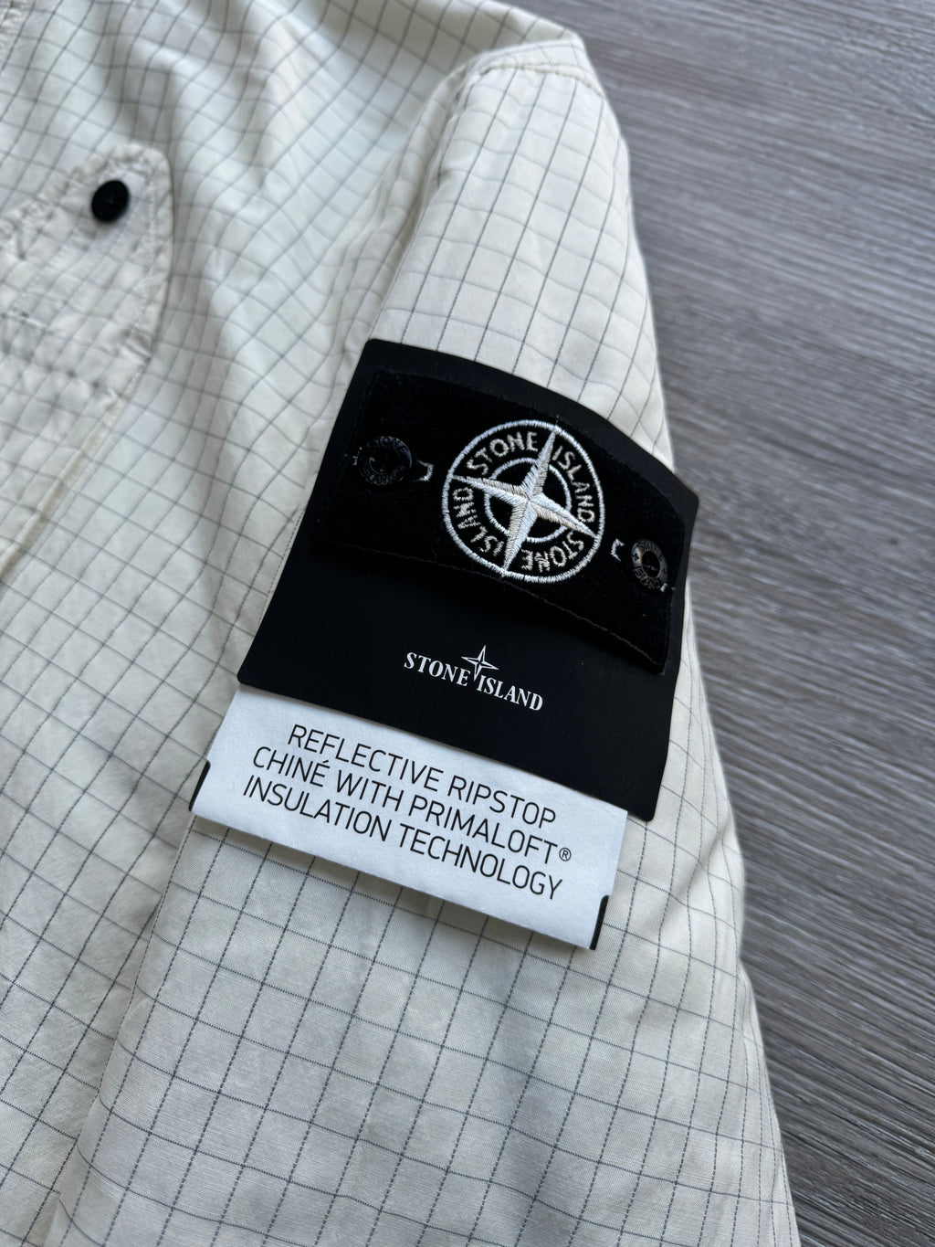 Stone Island Reflective Ripstop Chine with Primaloft Insulation - Large