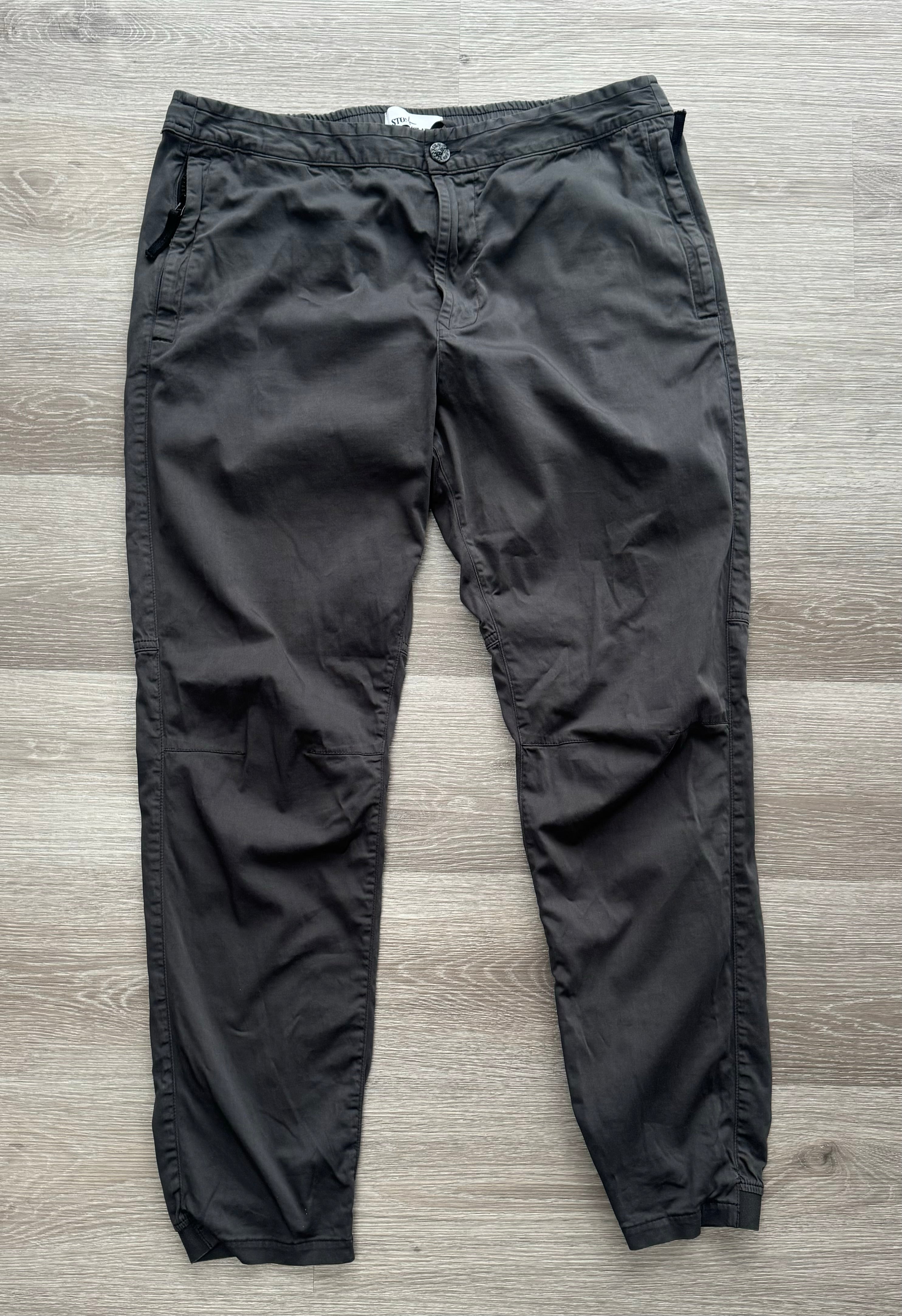Stone Island Compass Logo Trousers - 36W, 30L