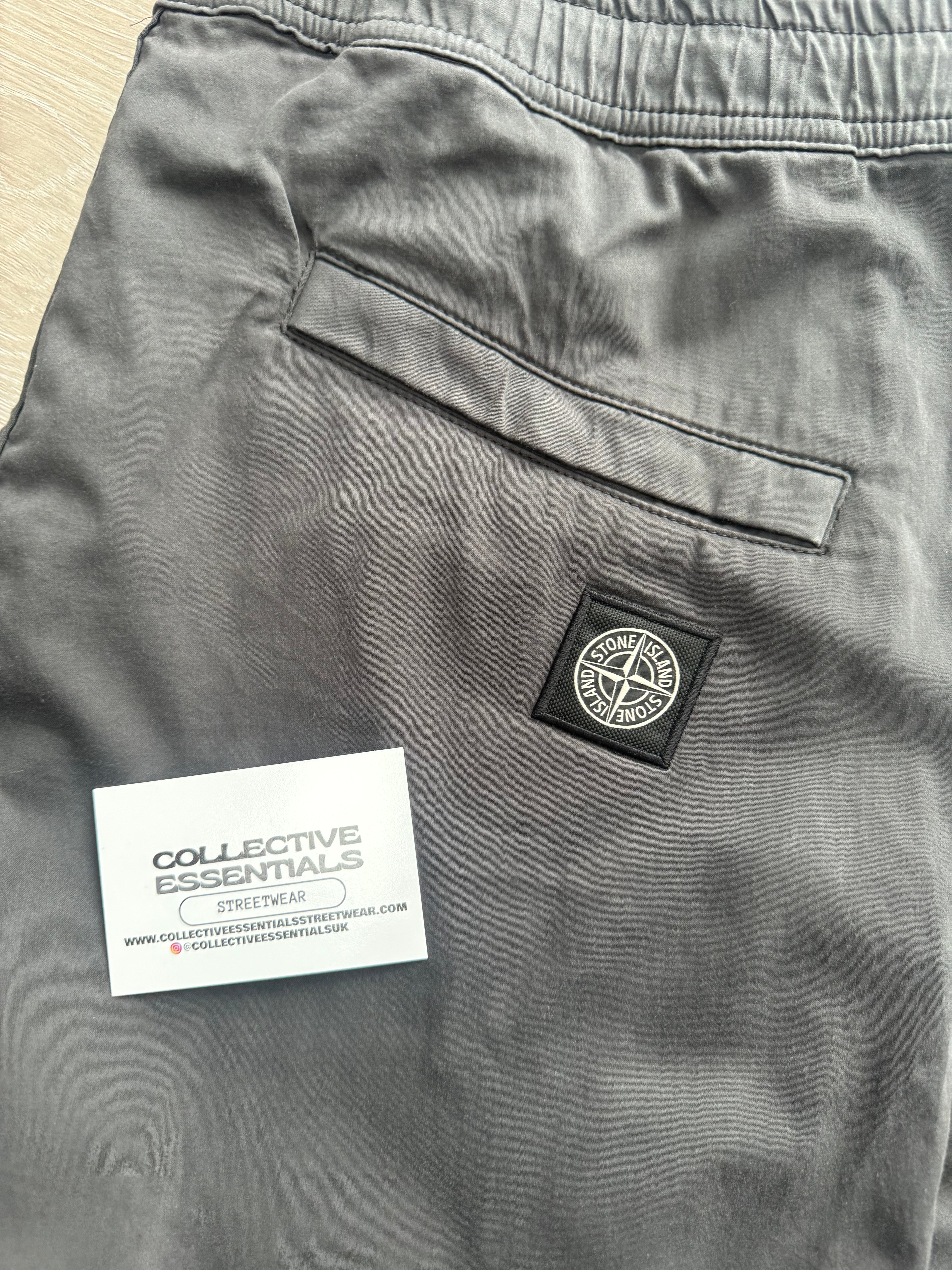 Stone Island Compass Logo Trousers - 36W, 30L