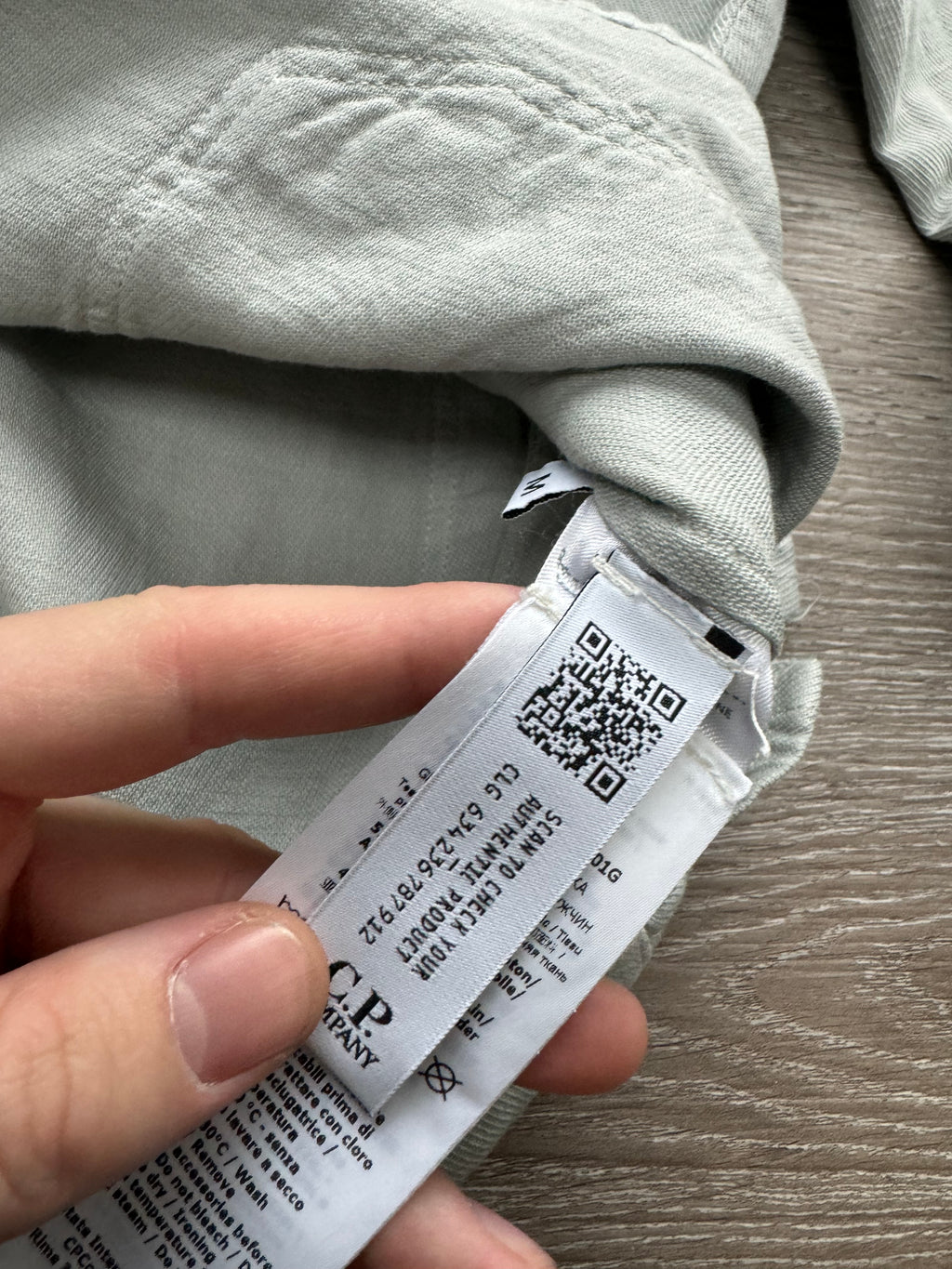 C.P. Company Buttoned Cotton/Linen Blend Overshirt - Medium