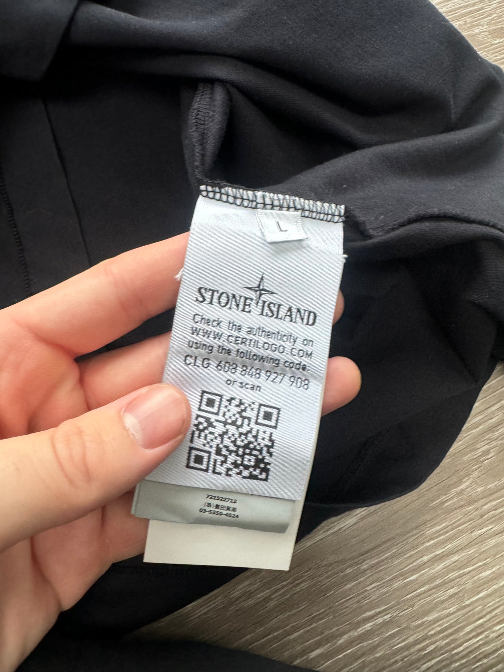 Stone Island Long Sleeved T-Shirt - Large