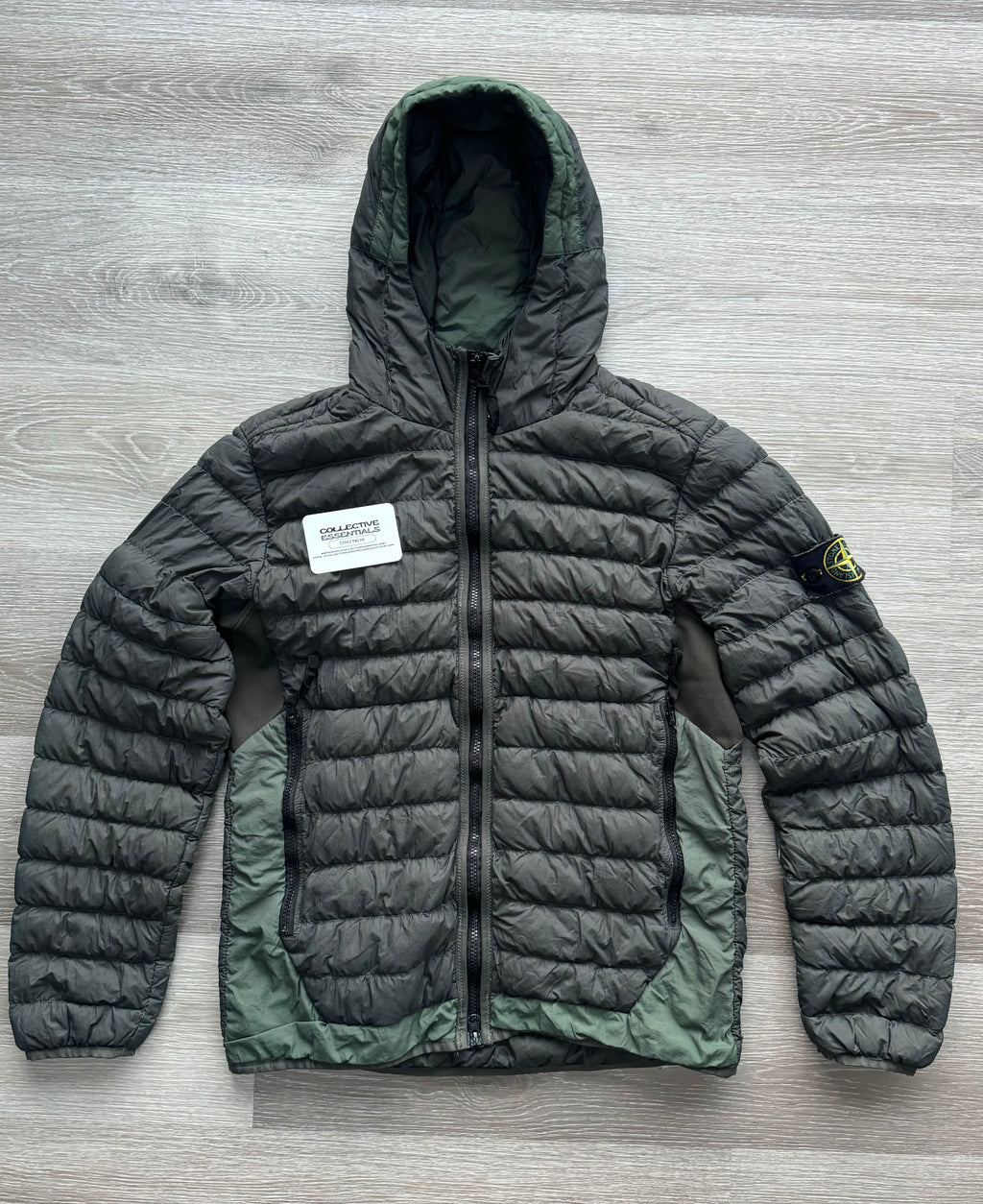 Stone Island Yarn Down Puffer Jacket - Khaki