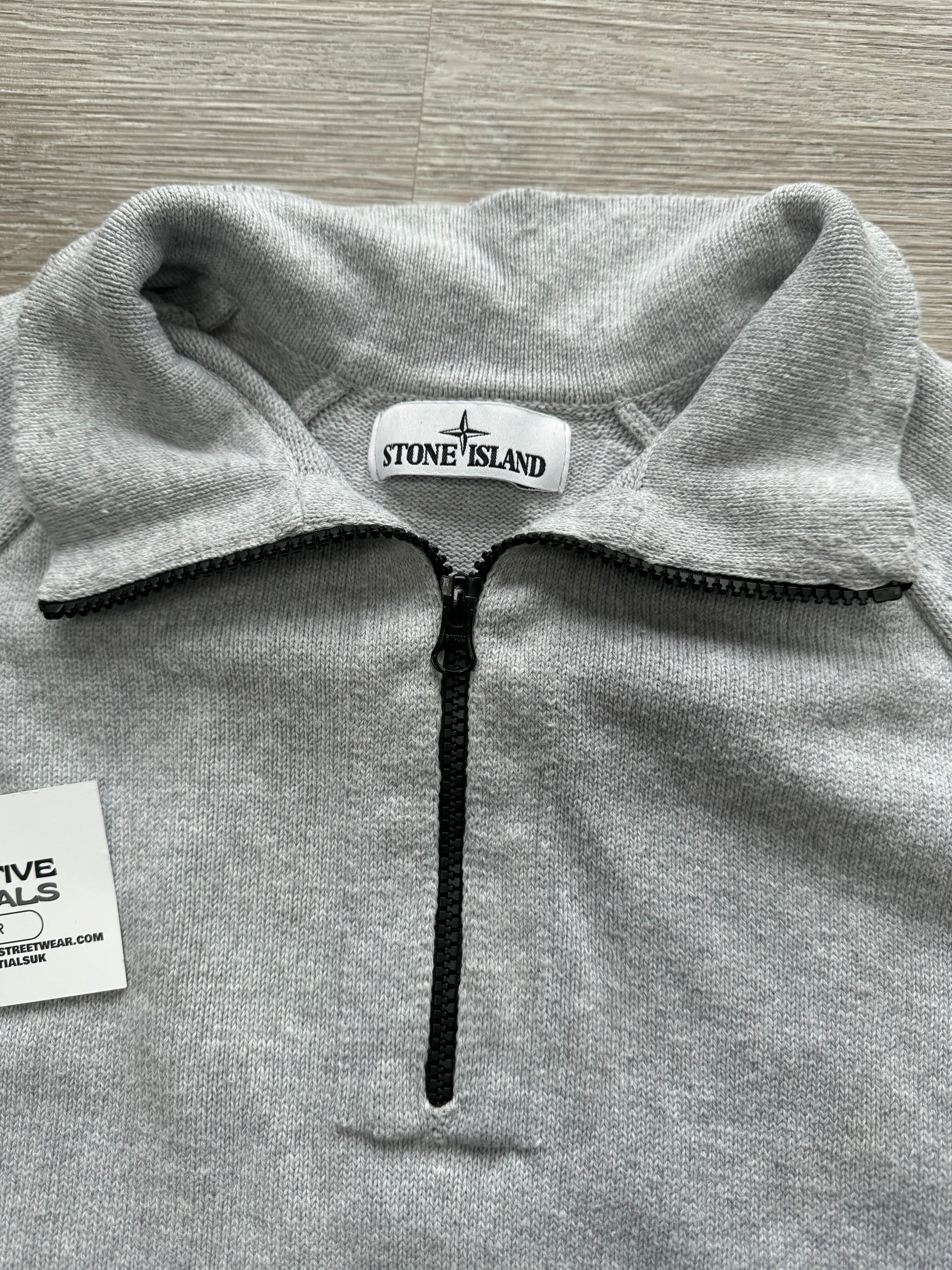 Stone Island Knitted Quarter-Zip - Medium