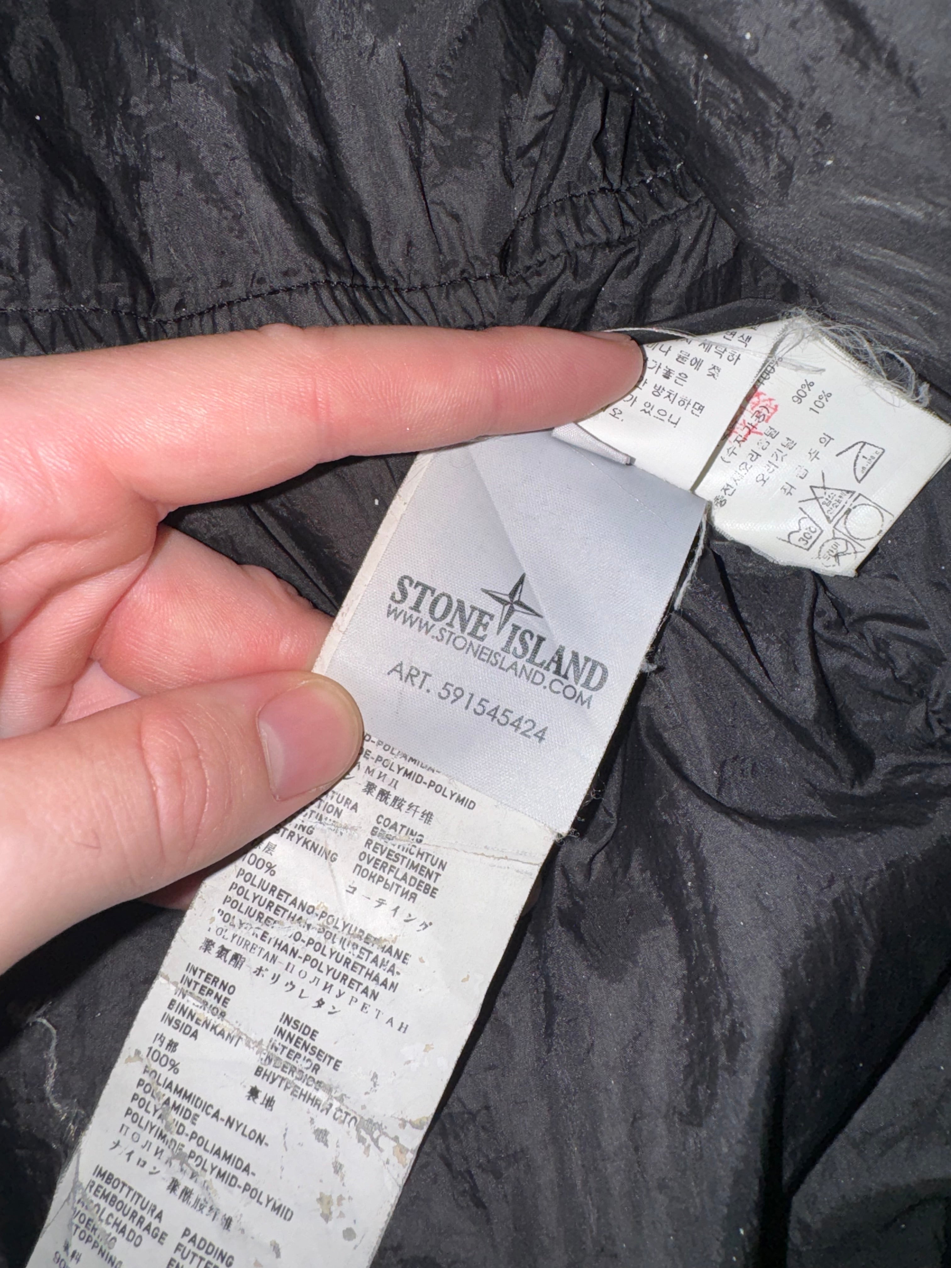 Stone Island 2013 A/W Puffer Jacket - Large (Black)