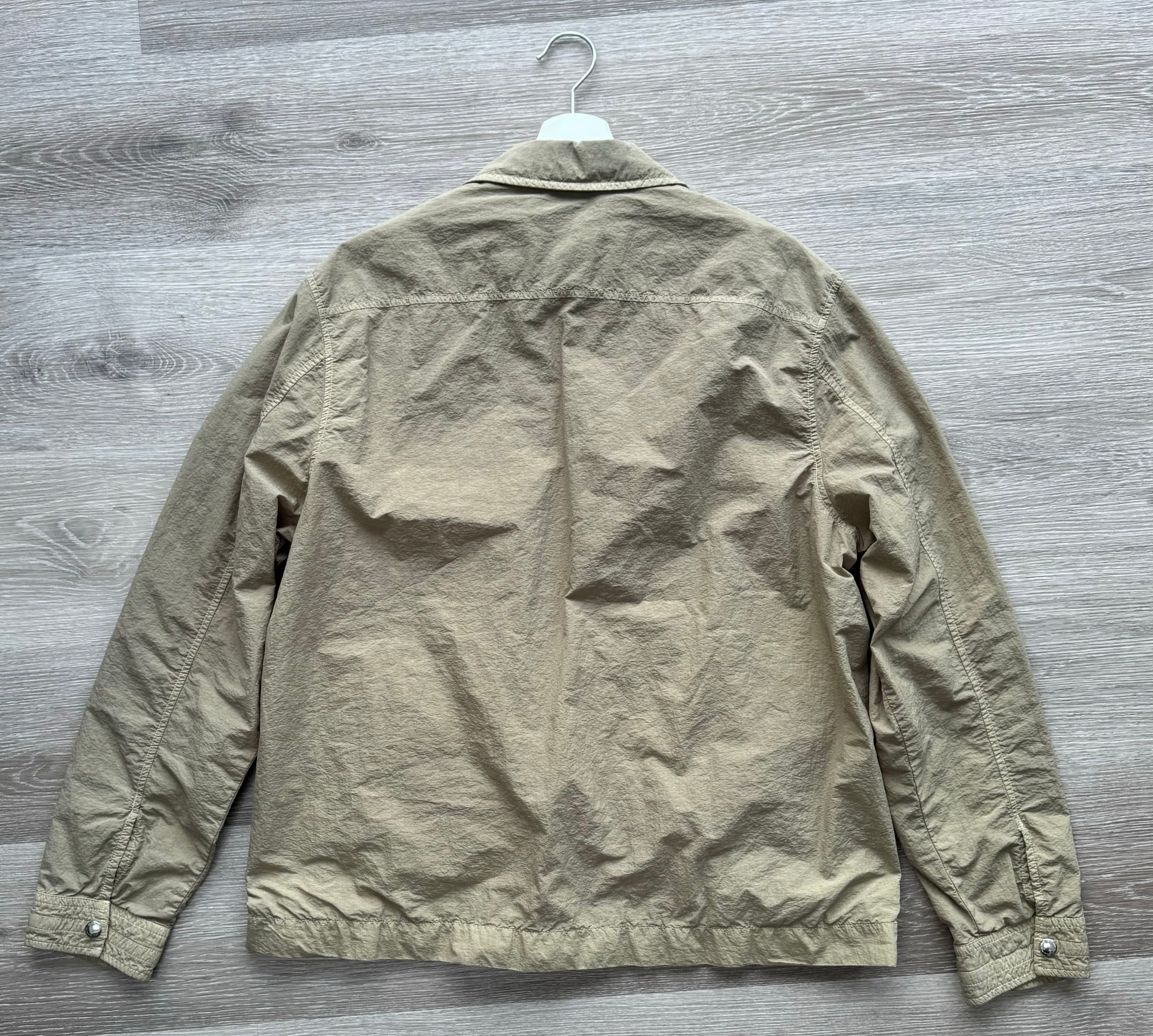 Paul Smith Tan Full Zip Nylon Overshirt Jacket - XL