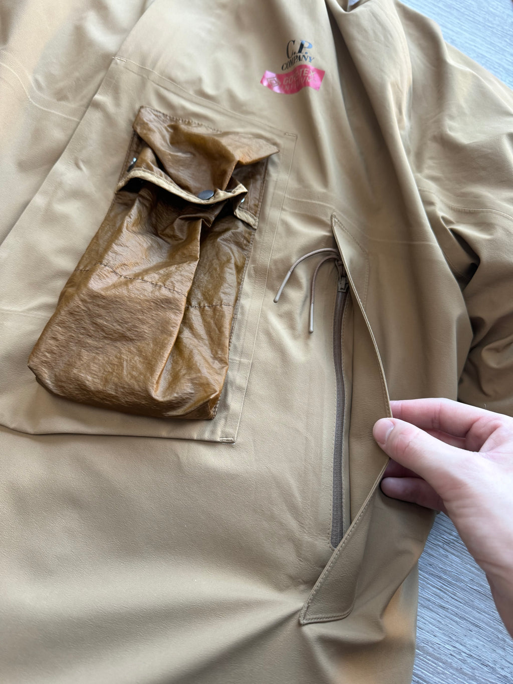 C.P. Company Gore-Tex Infinium Goggle Down 2 in 1 Fishtail Parka - XL