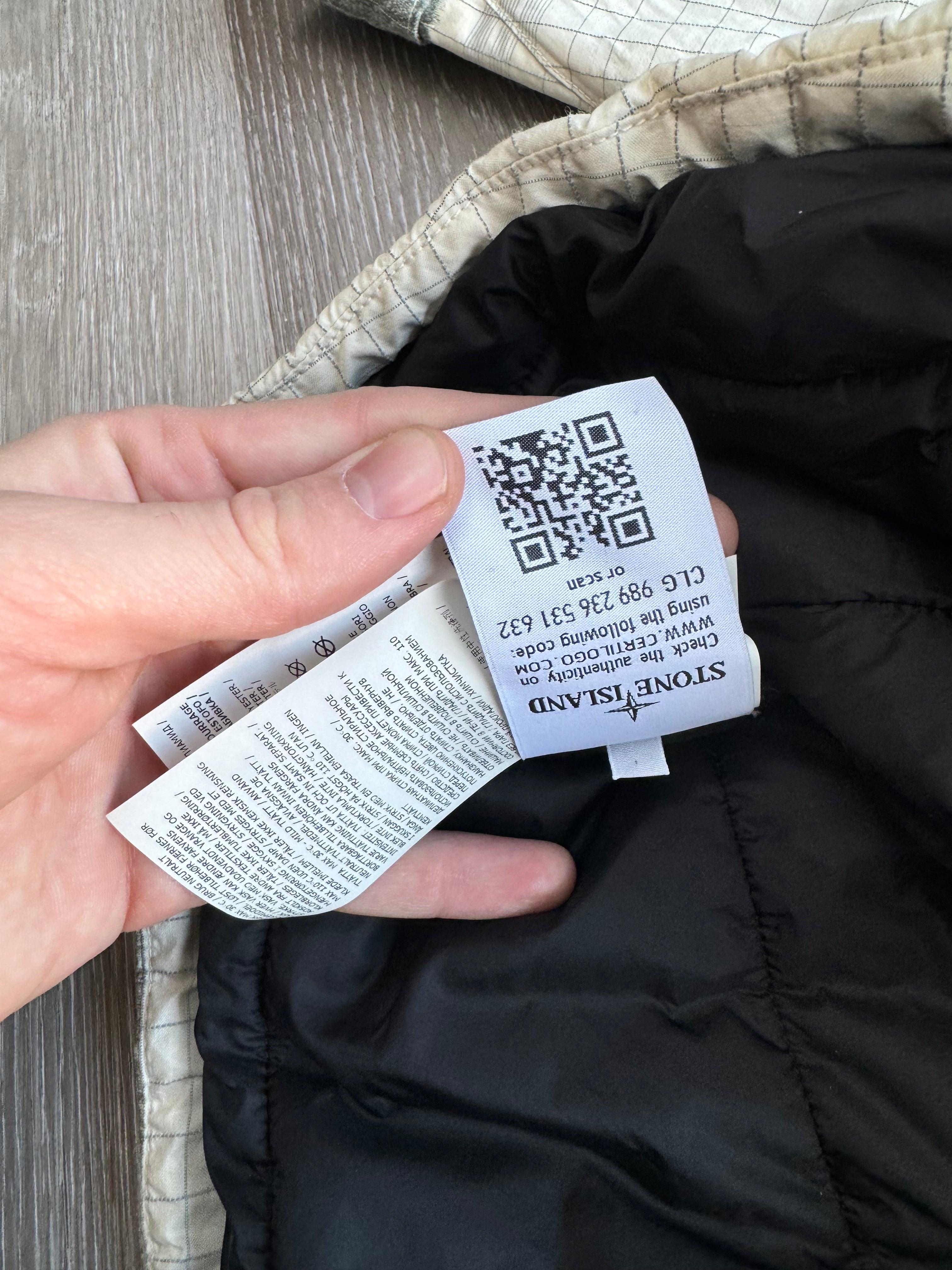 Stone Island Reflective Ripstop Chine with Primaloft Insulation - Large