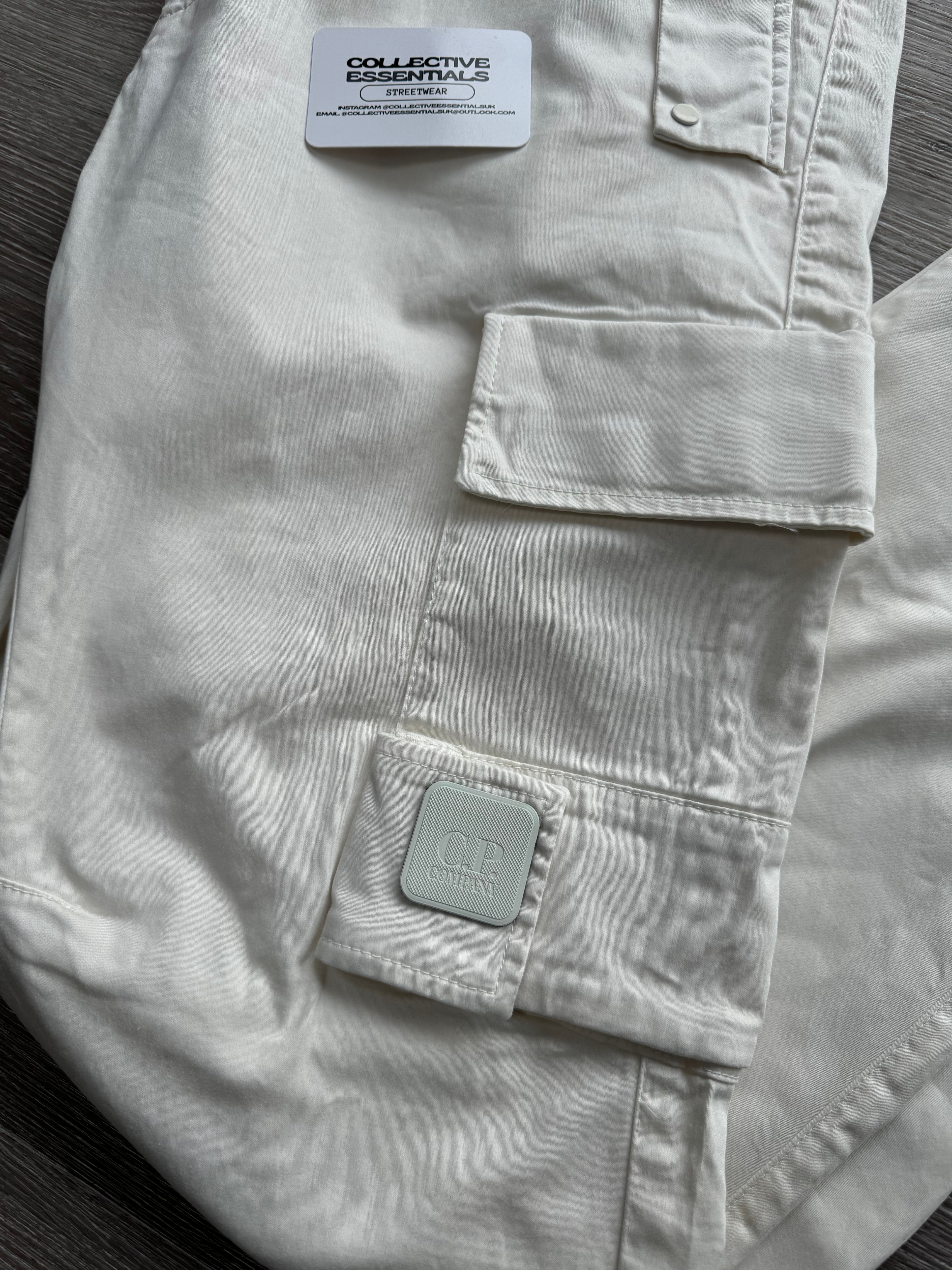 C.P. Company Metropolis Cargo Trousers - Cream