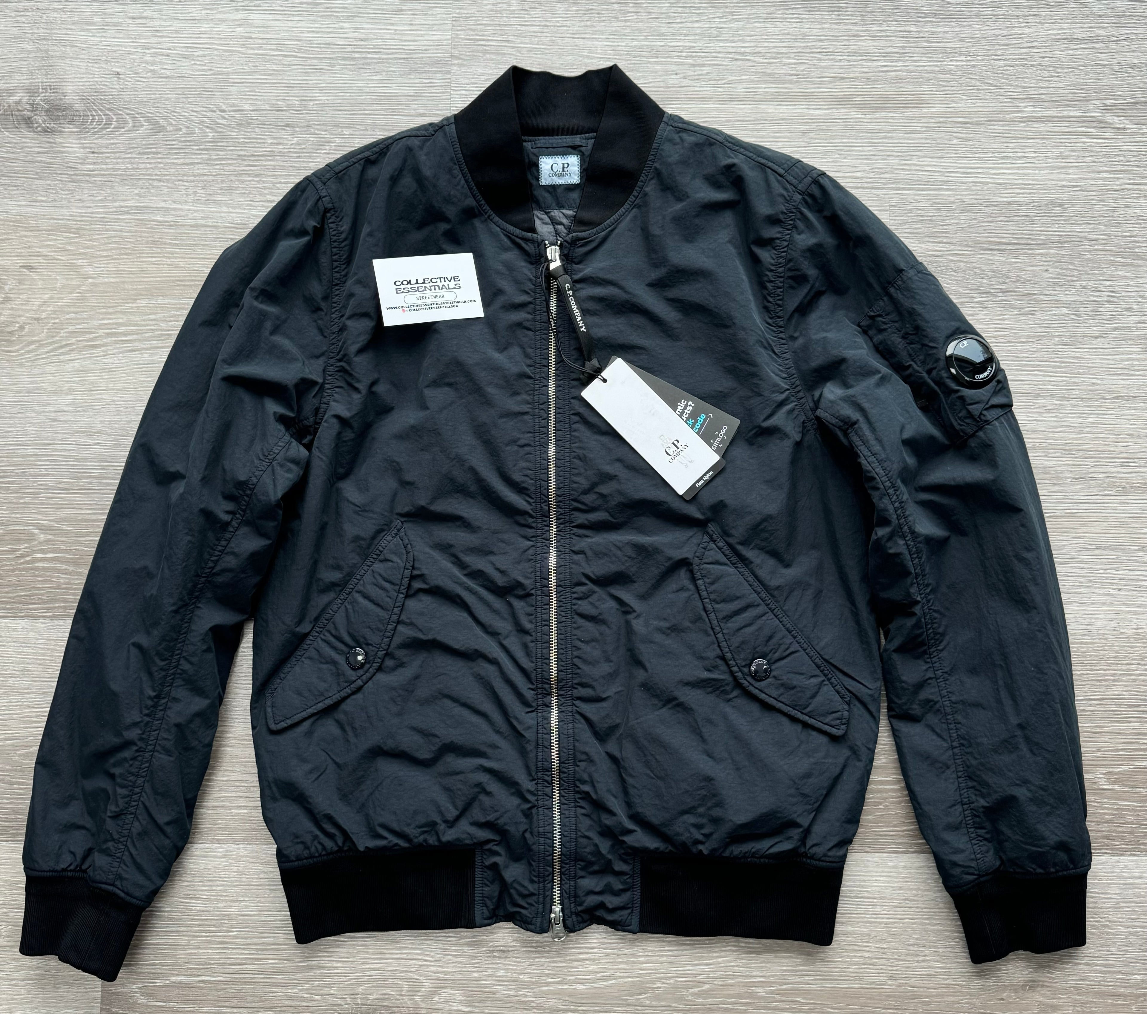 C.P. Company Flatt Nylon Padded Bomber Jacket - Medium