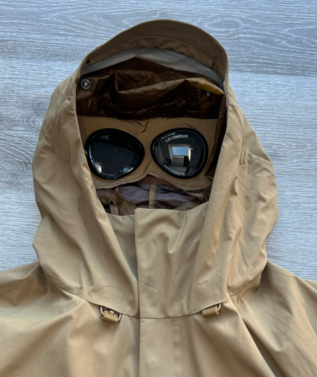 C.P. Company Gore-Tex Infinium Goggle Down 2 in 1 Fishtail Parka - XL