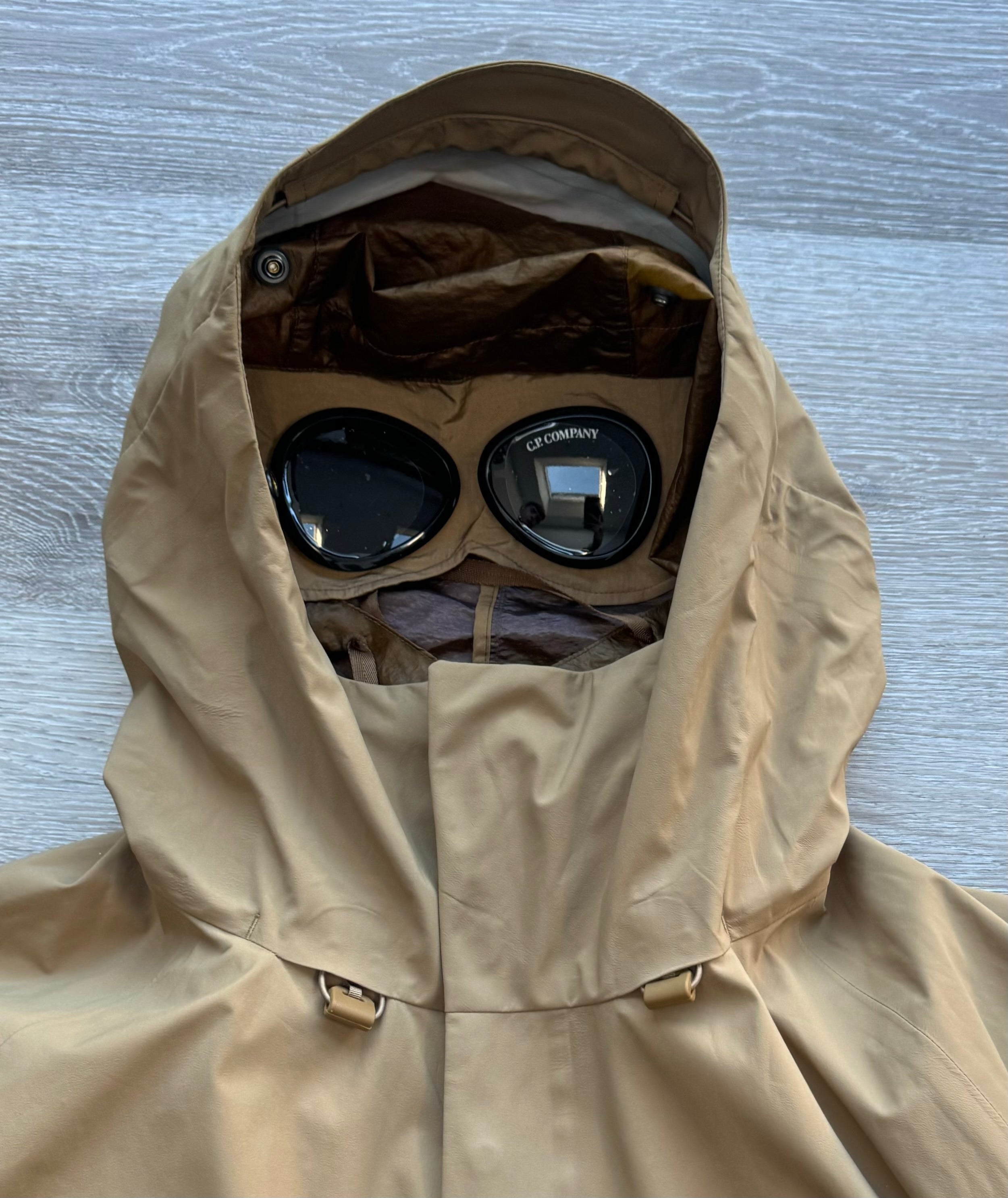 C.P. Company Gore-Tex Infinium Goggle Down 2 in 1 Fishtail Parka - XL