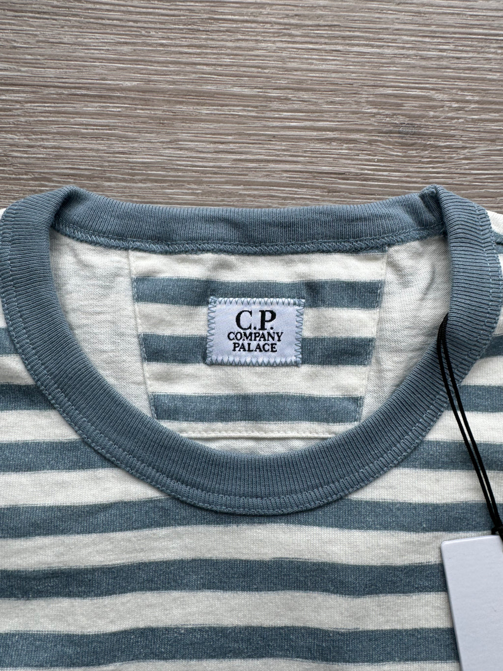 C.P. Company x Palace Striped Logo T-Shirt – Medium