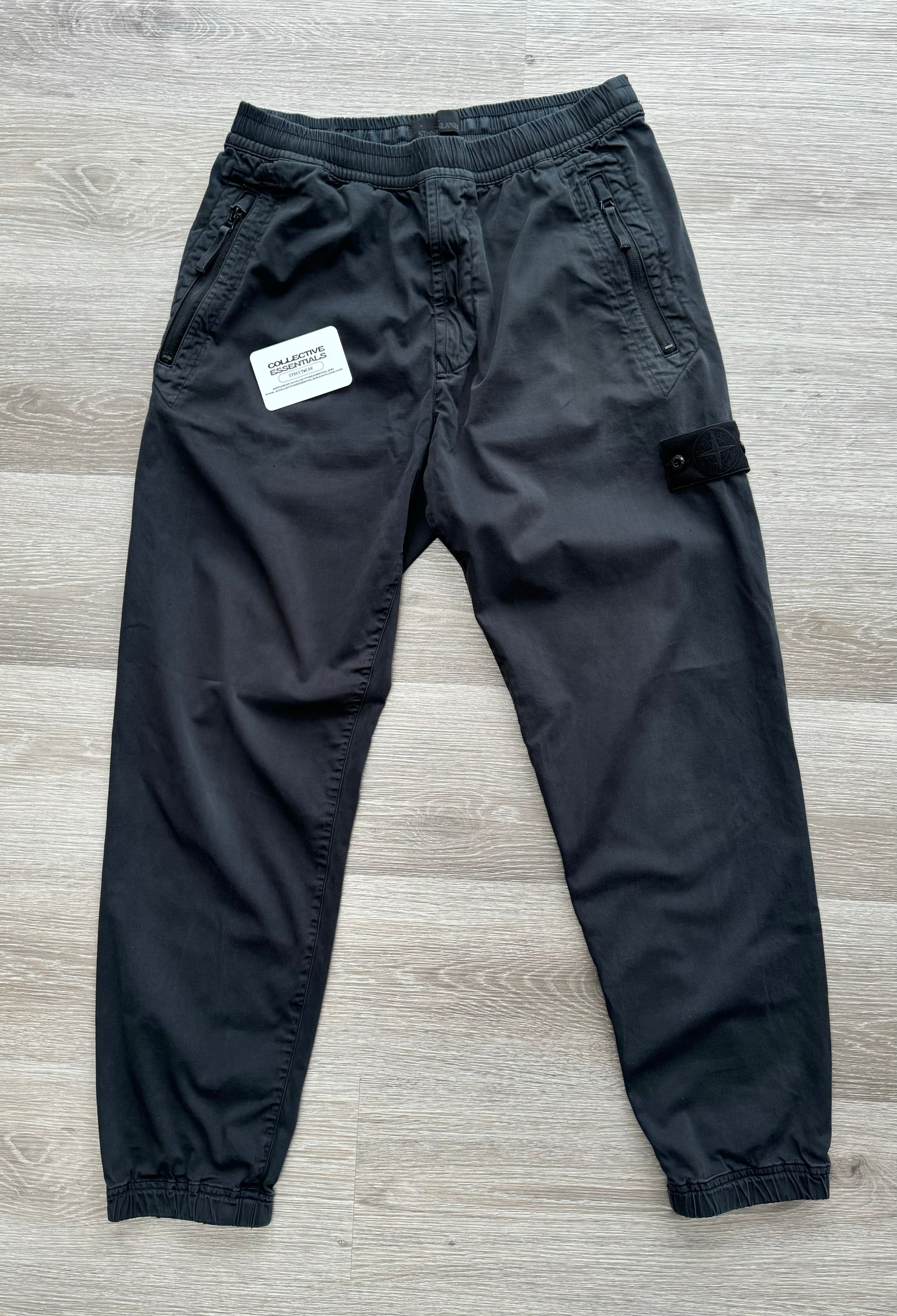 Stone Island Black Ghost Cargo Trousers (Navy)