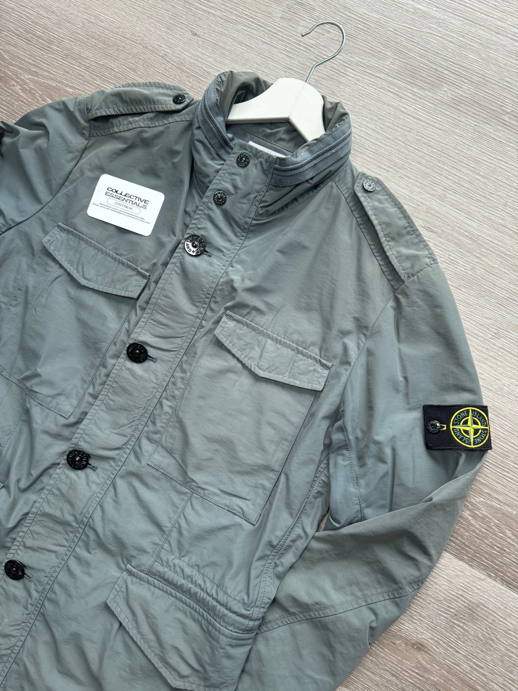 Stone Island Micro Reps Jacket - Army Green