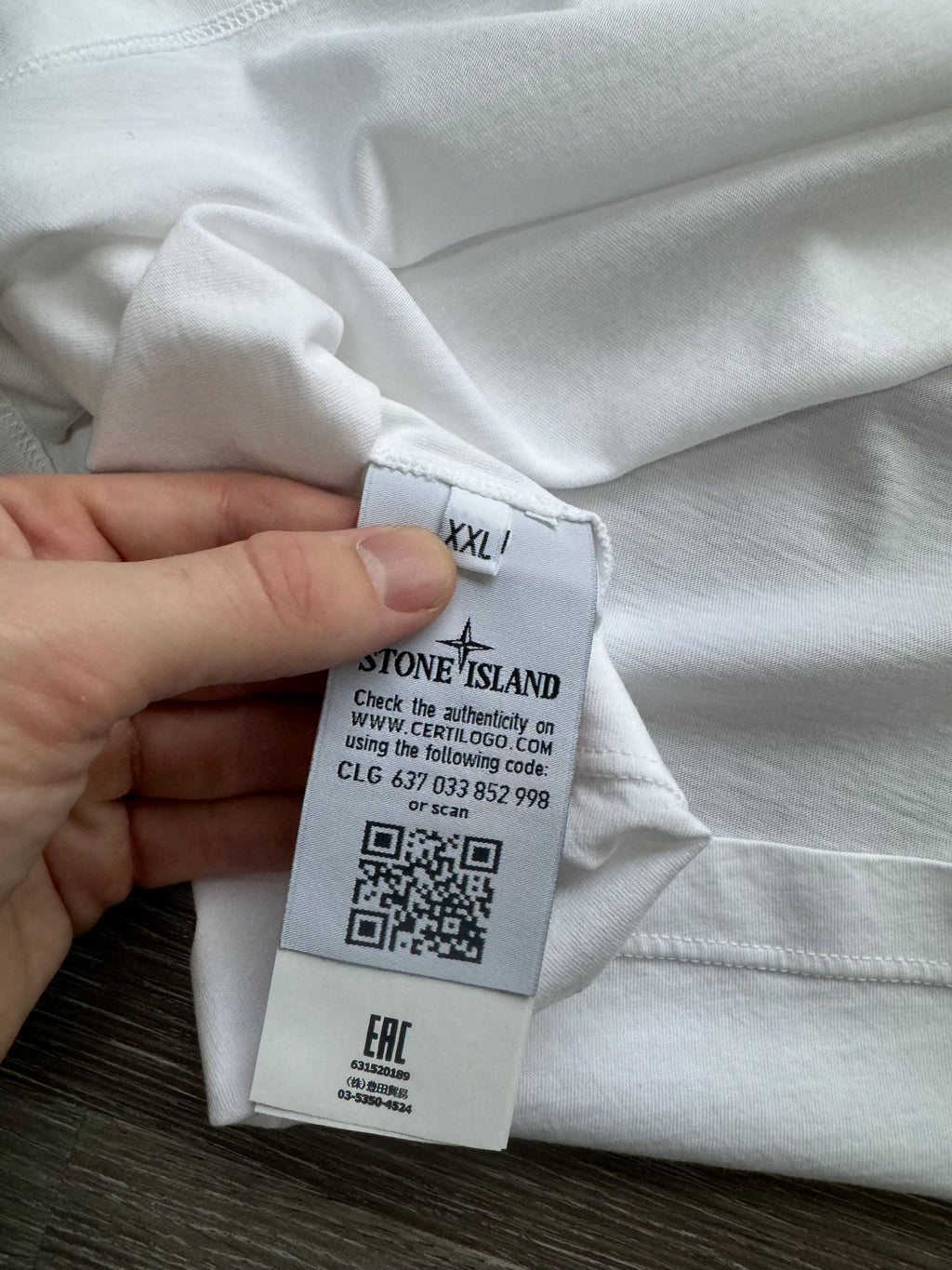 Stone Island Archivio Pure Metal Silver Spray T-Shirt - XXL