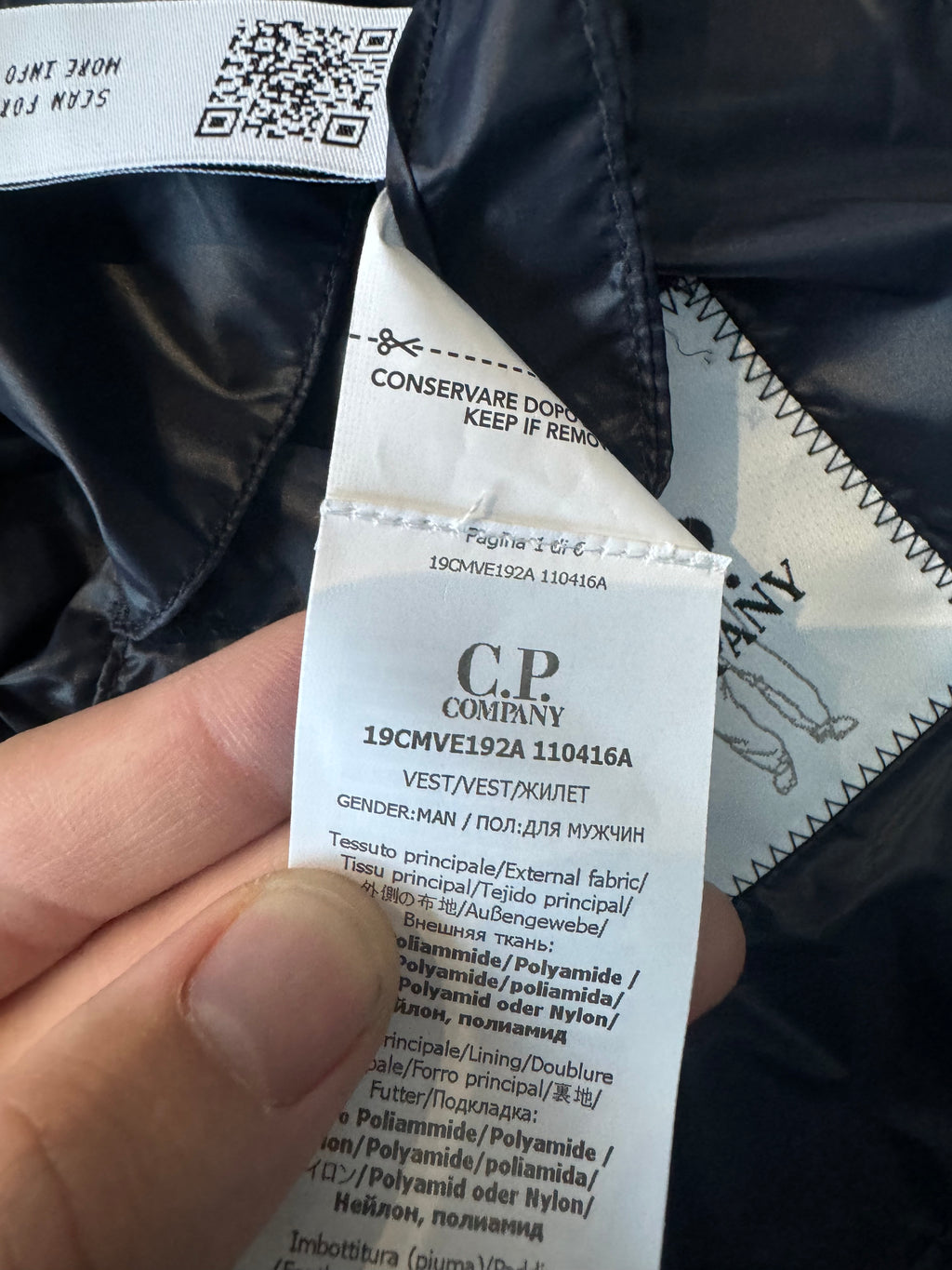 C.P. Company D.D. Shell Gillet (Black)