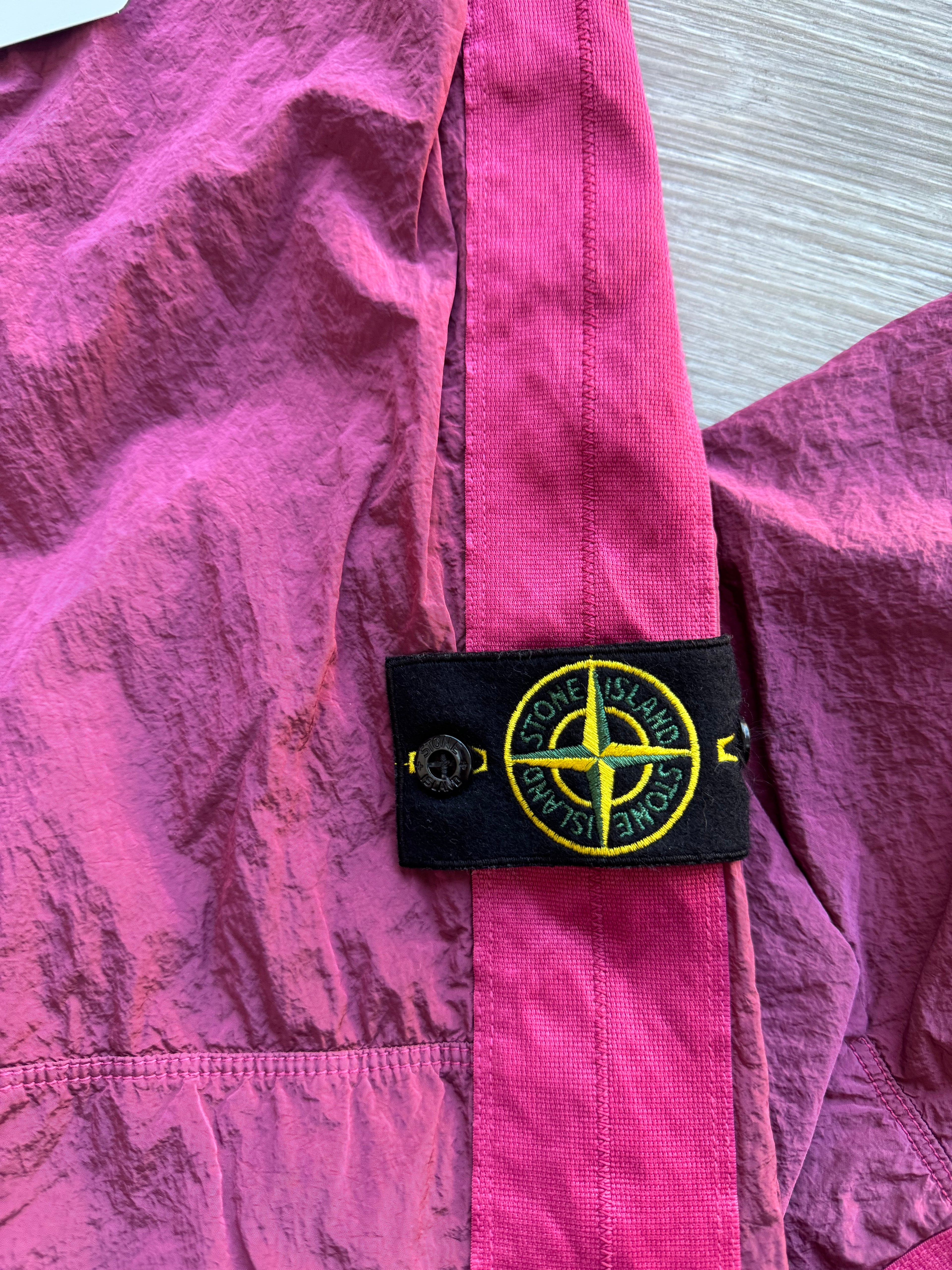Stone Island Nylon Metal Trousers - Burgundy