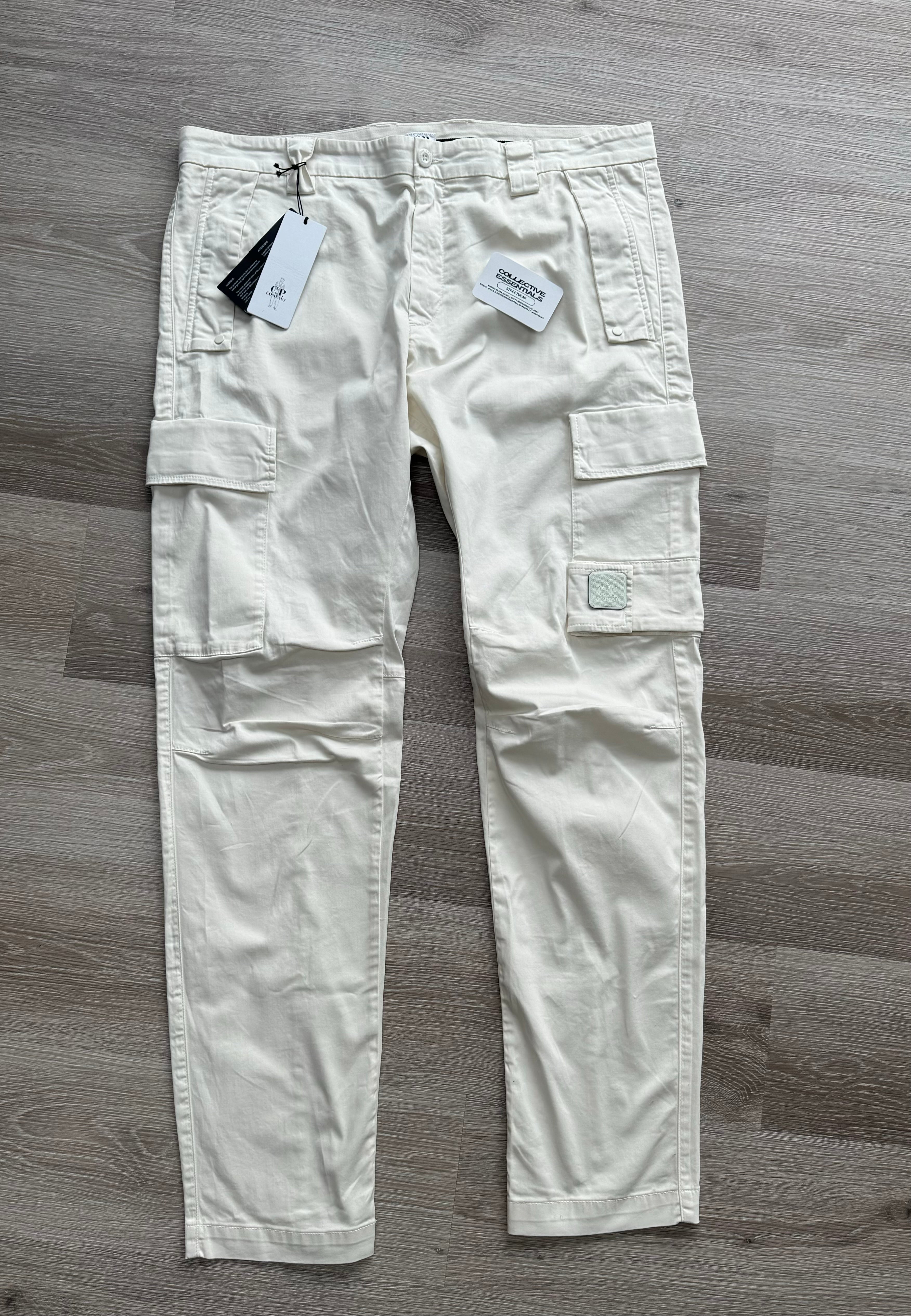 C.P. Company Metropolis Cargo Trousers - Cream